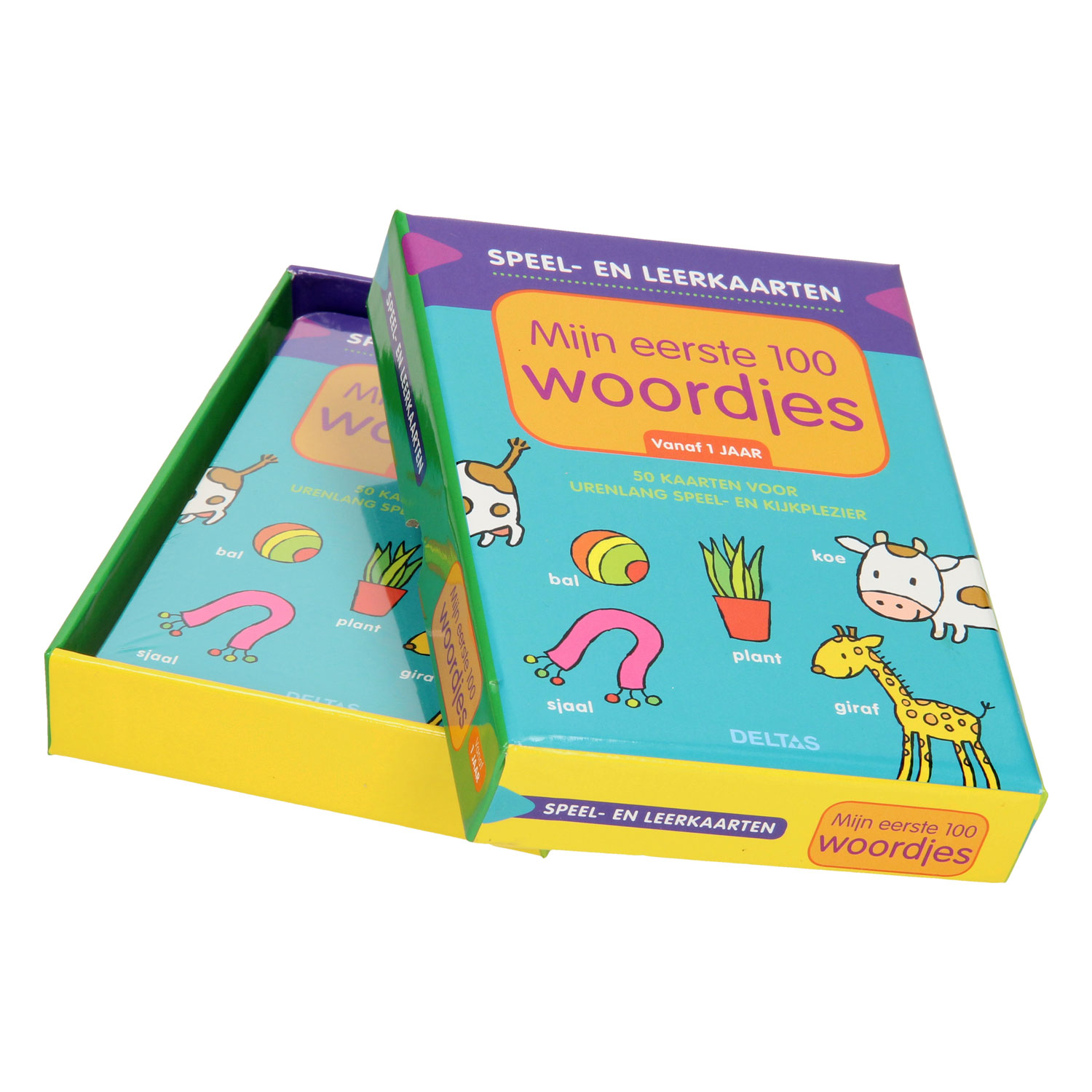 Speel- en leerkaarten - Mijn eerste 100 woordjes