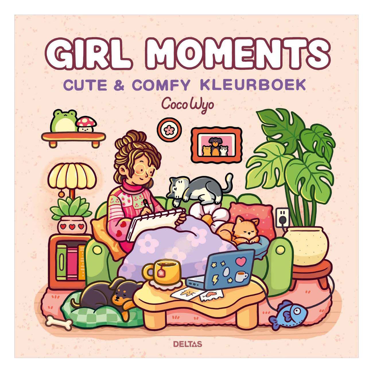 Girl Moments Cute & comfy kleurboek Coco Wyo