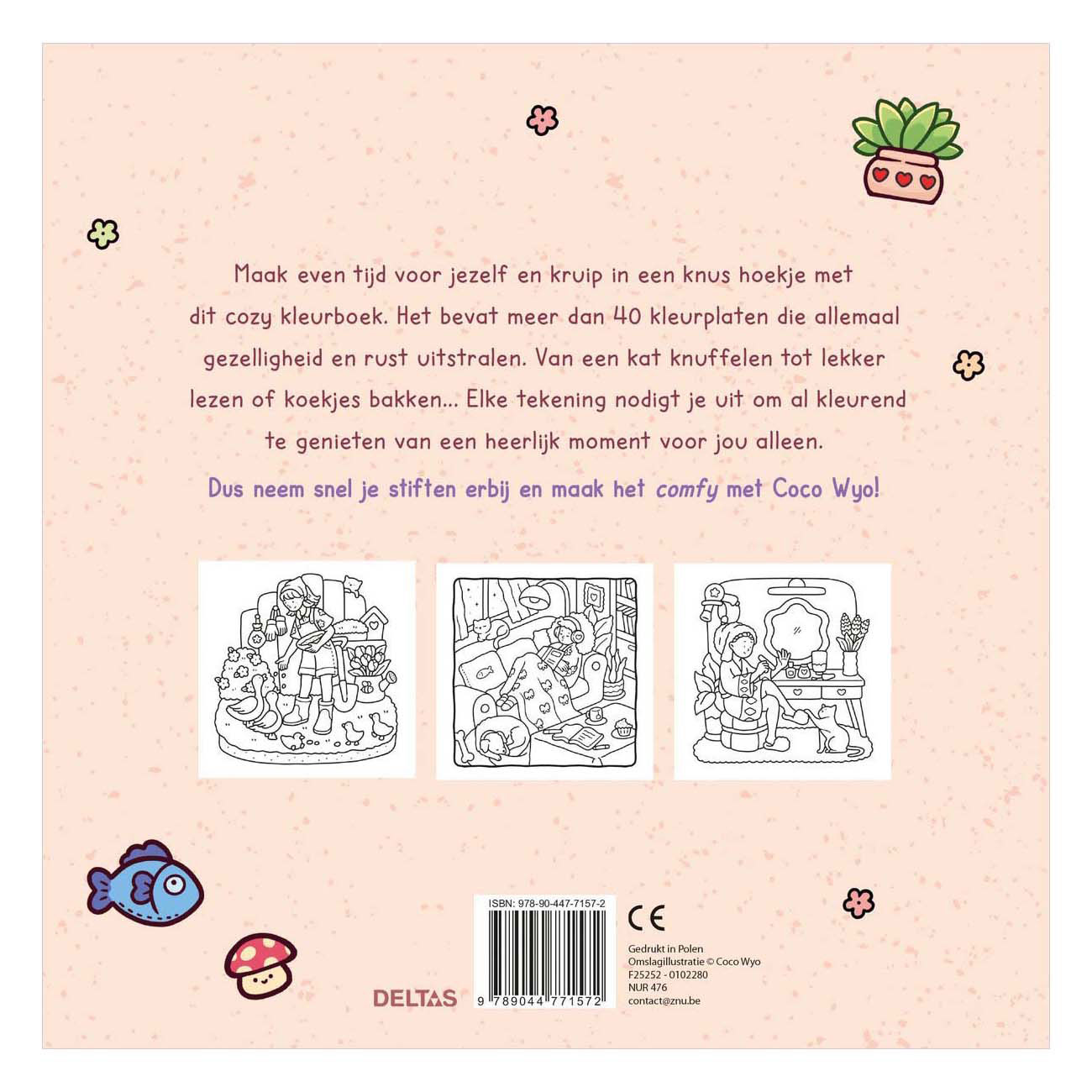 Girl Moments Cute & comfy kleurboek Coco Wyo