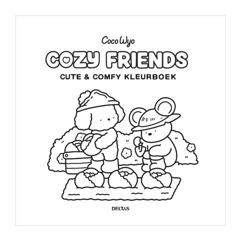 Cozy Friends Cute & Comfy kleurboek Coco Wyo