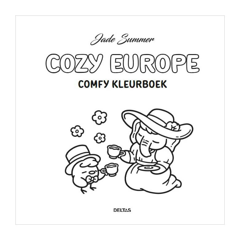 Europe douillette - Livre de coloriage confortable Jade Summer