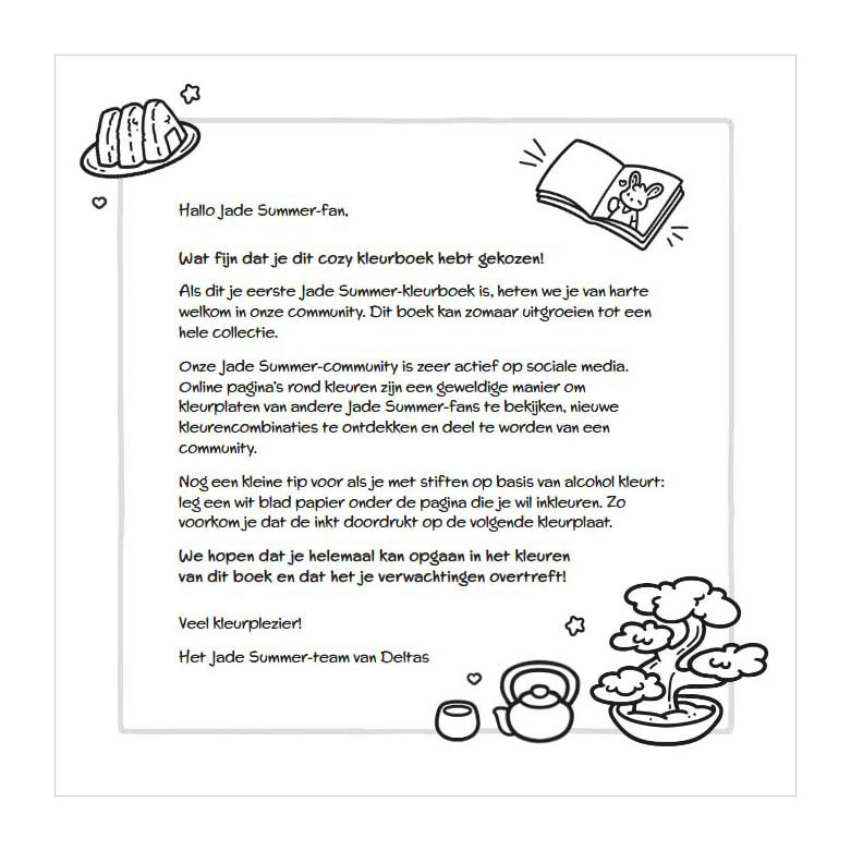 Cozy Japan - Comfy kleurboek Jade Summer