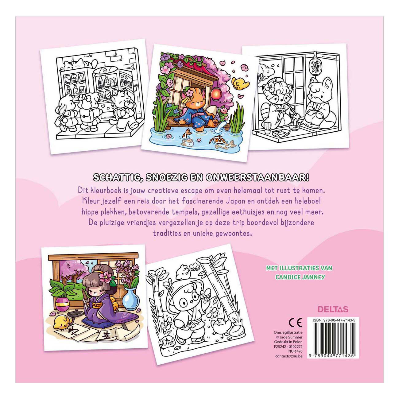 Cozy Japan - Comfy kleurboek Jade Summer