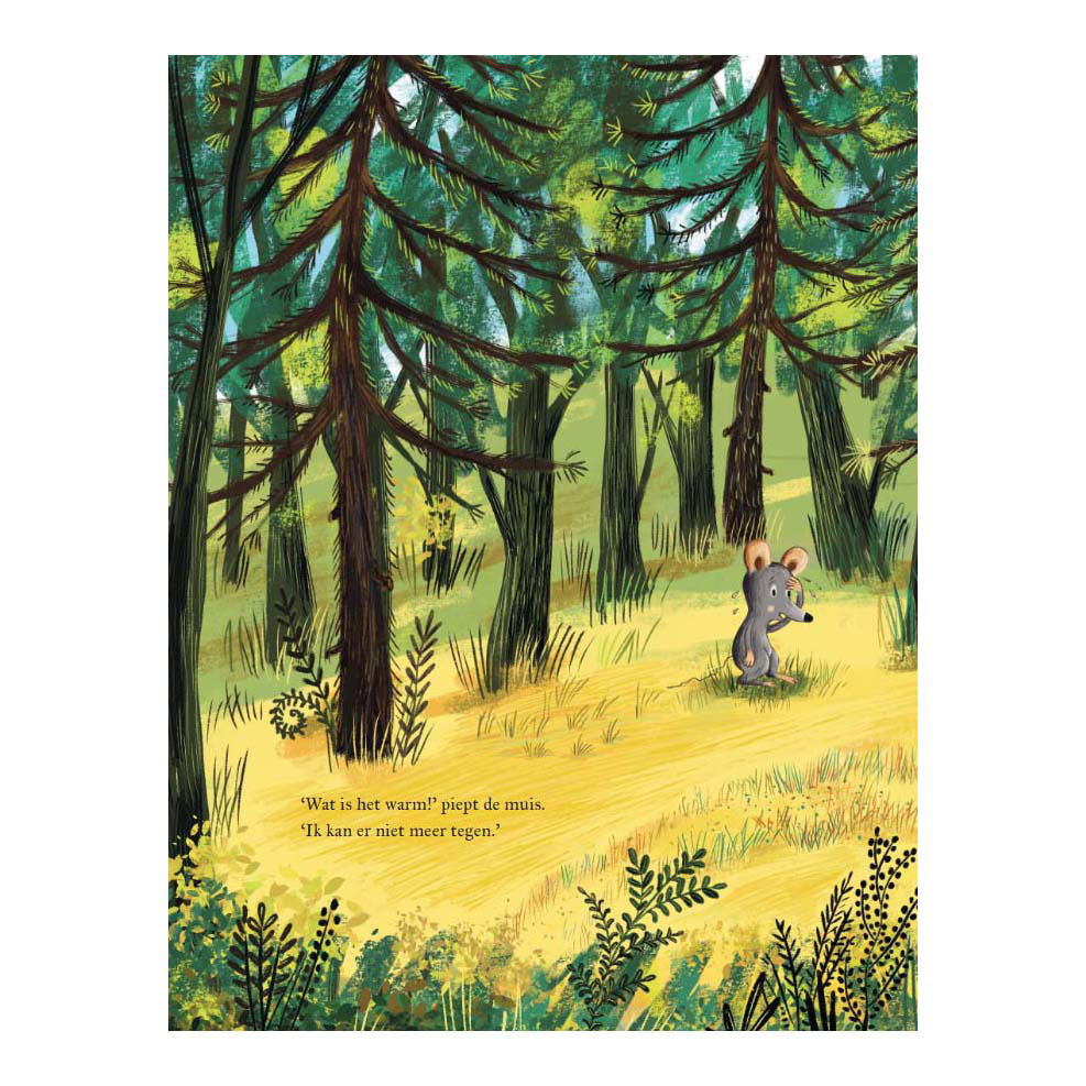 Op een warme zomerdag