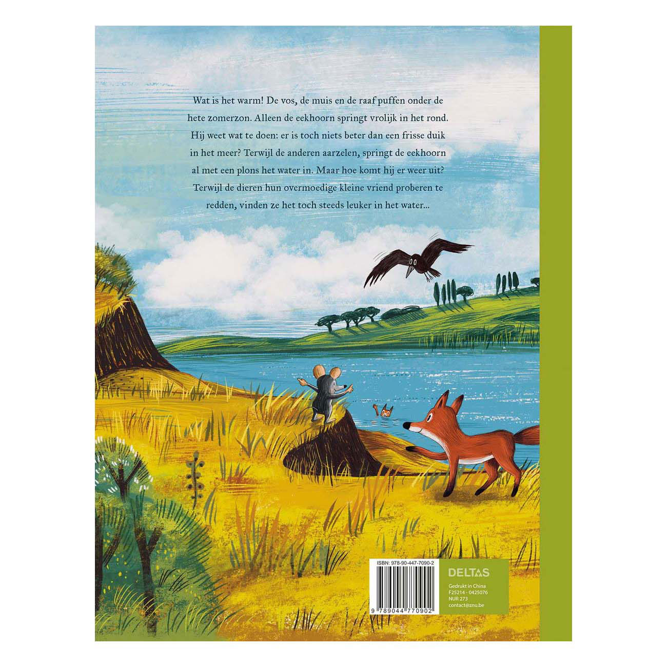 Op een warme zomerdag