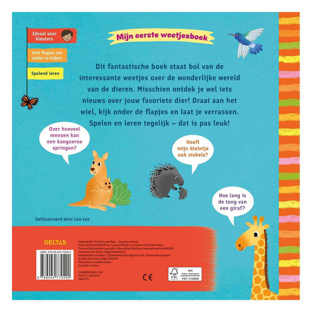 Mijn eerste weetjesboek Bij de Dieren