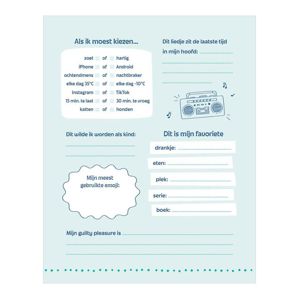 Het enige echte vriendenboek voor volwassenen