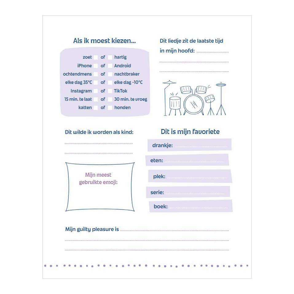 Het enige echte vriendenboek voor volwassenen