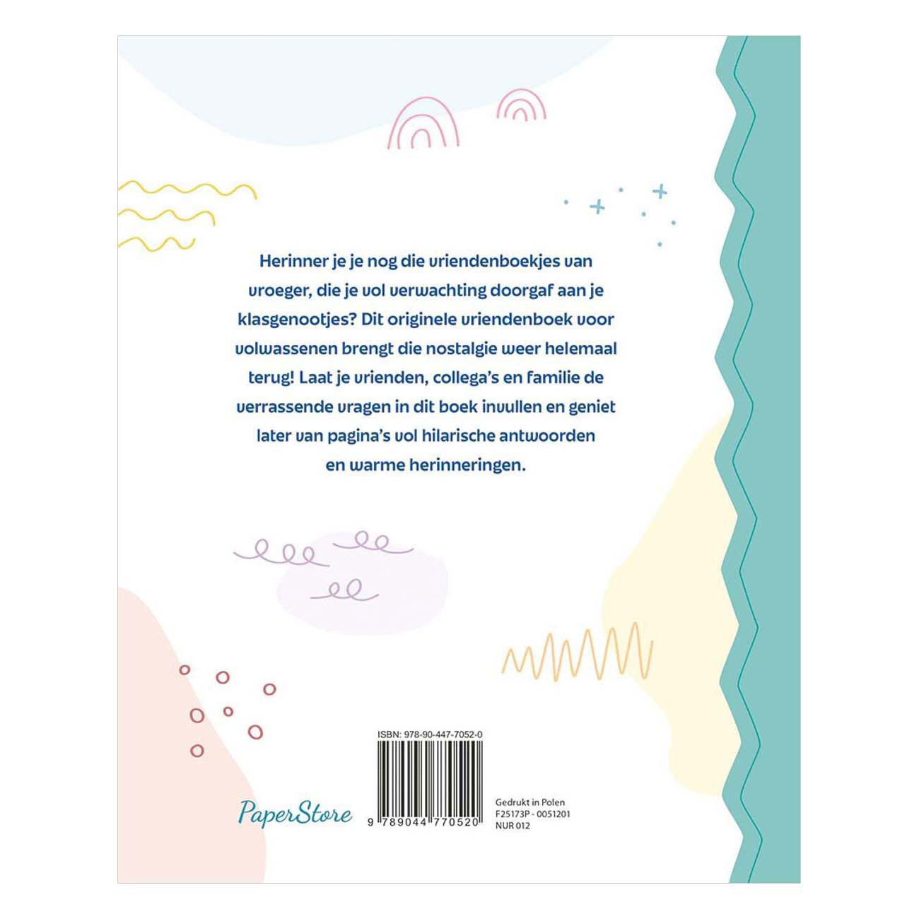 Het enige echte vriendenboek voor volwassenen