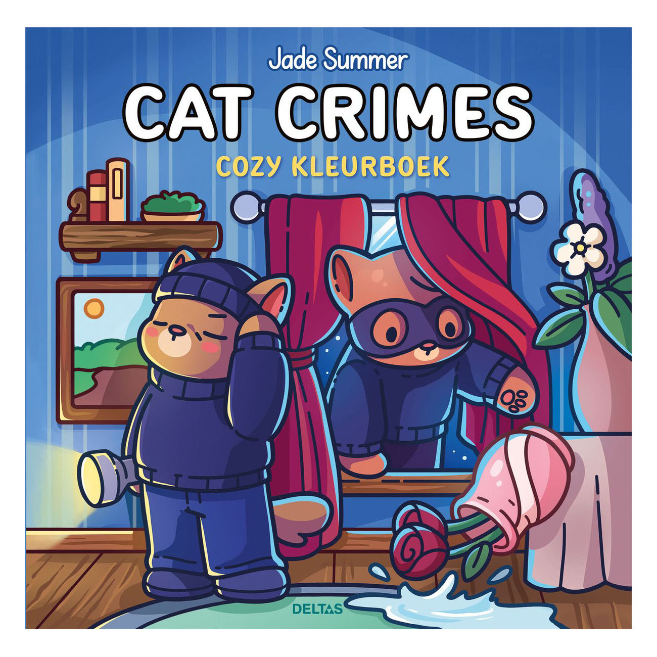 Crimes de chats - Livre de coloriage douillet Jade Summer