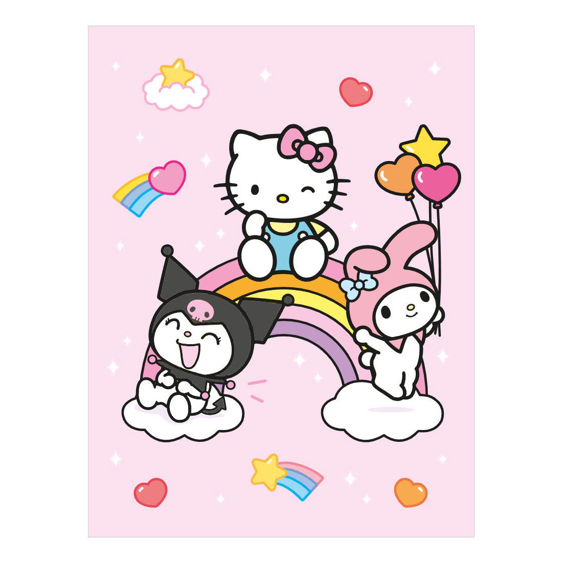 Défilé des couleurs d'Hello Kitty et ses amis