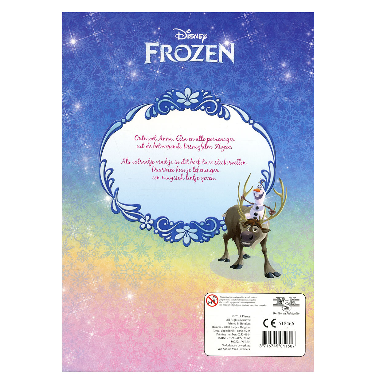 Doorbraak Krachtig Verwoesten Disney Frozen Kleurboek met Stickers online kopen? | Lobbes Speelgoed
