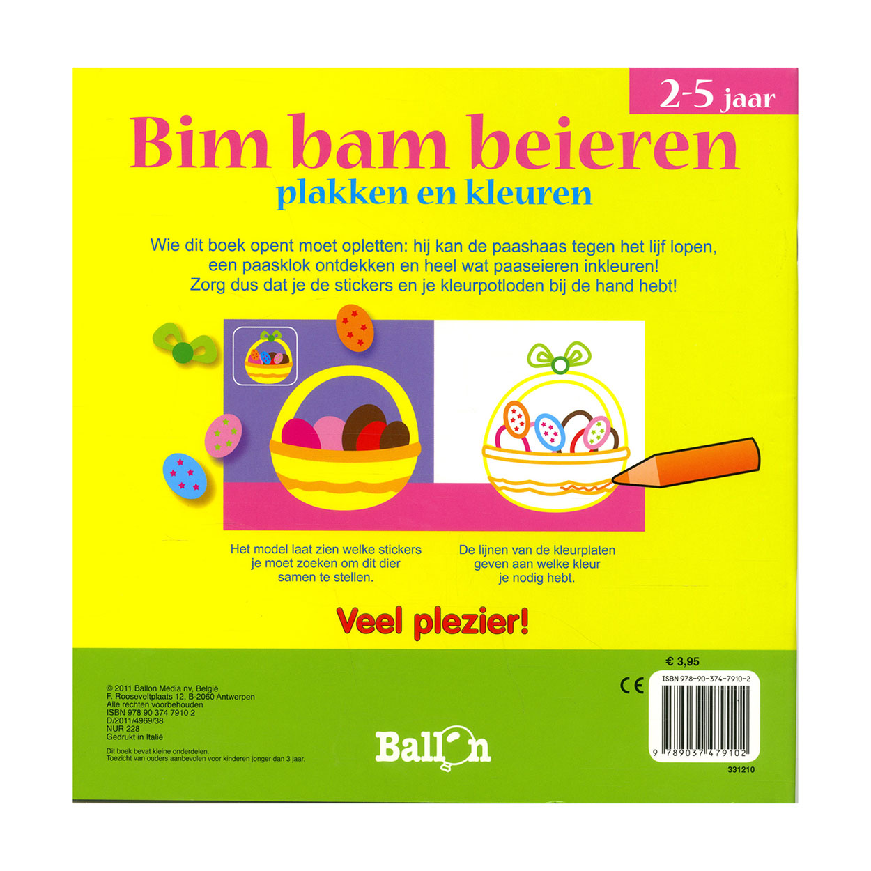 Bim Bam Beieren - Pasen Plakken & Kleuren