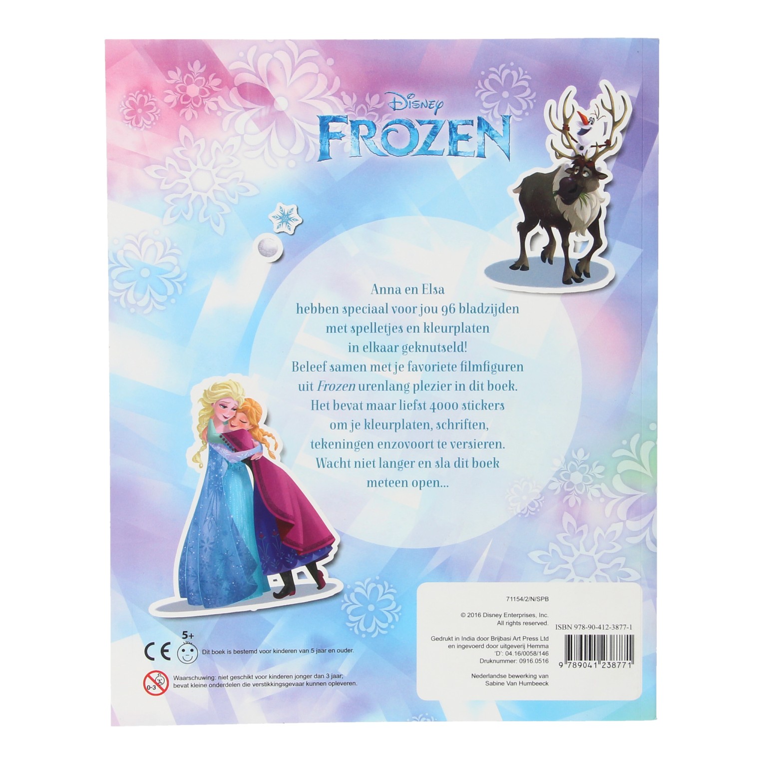 Disney Frozen 4000 Stickerboek