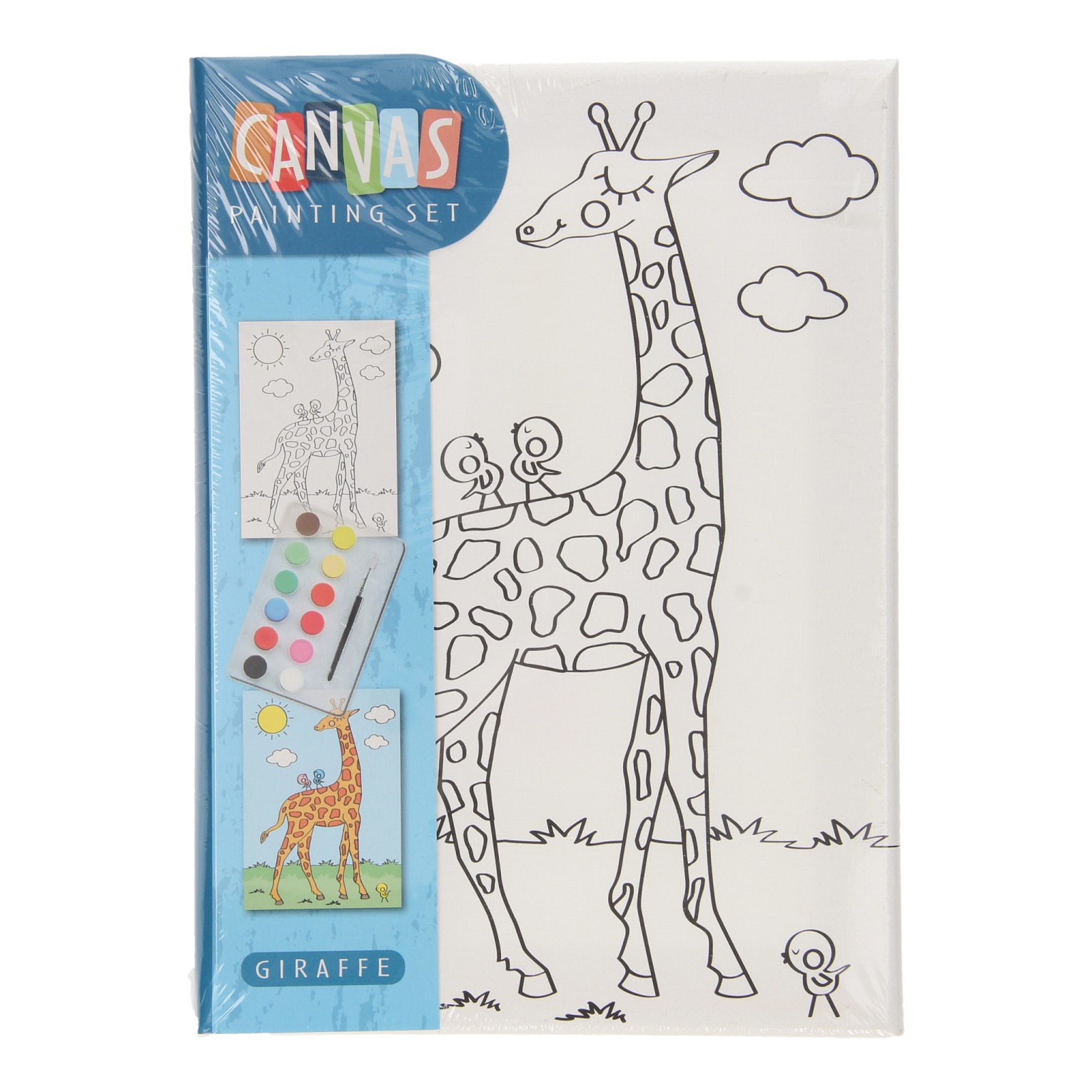 Set de peinture sur toile - Girafe