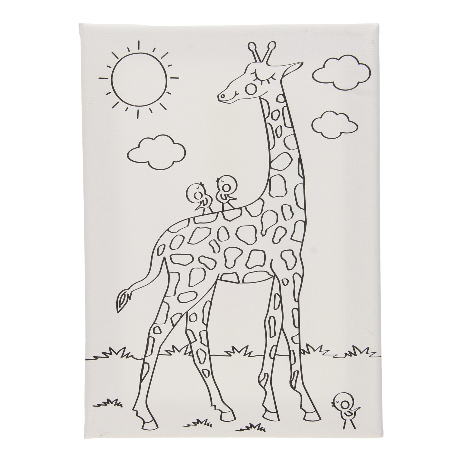 Leinwand-Malset - Giraffe