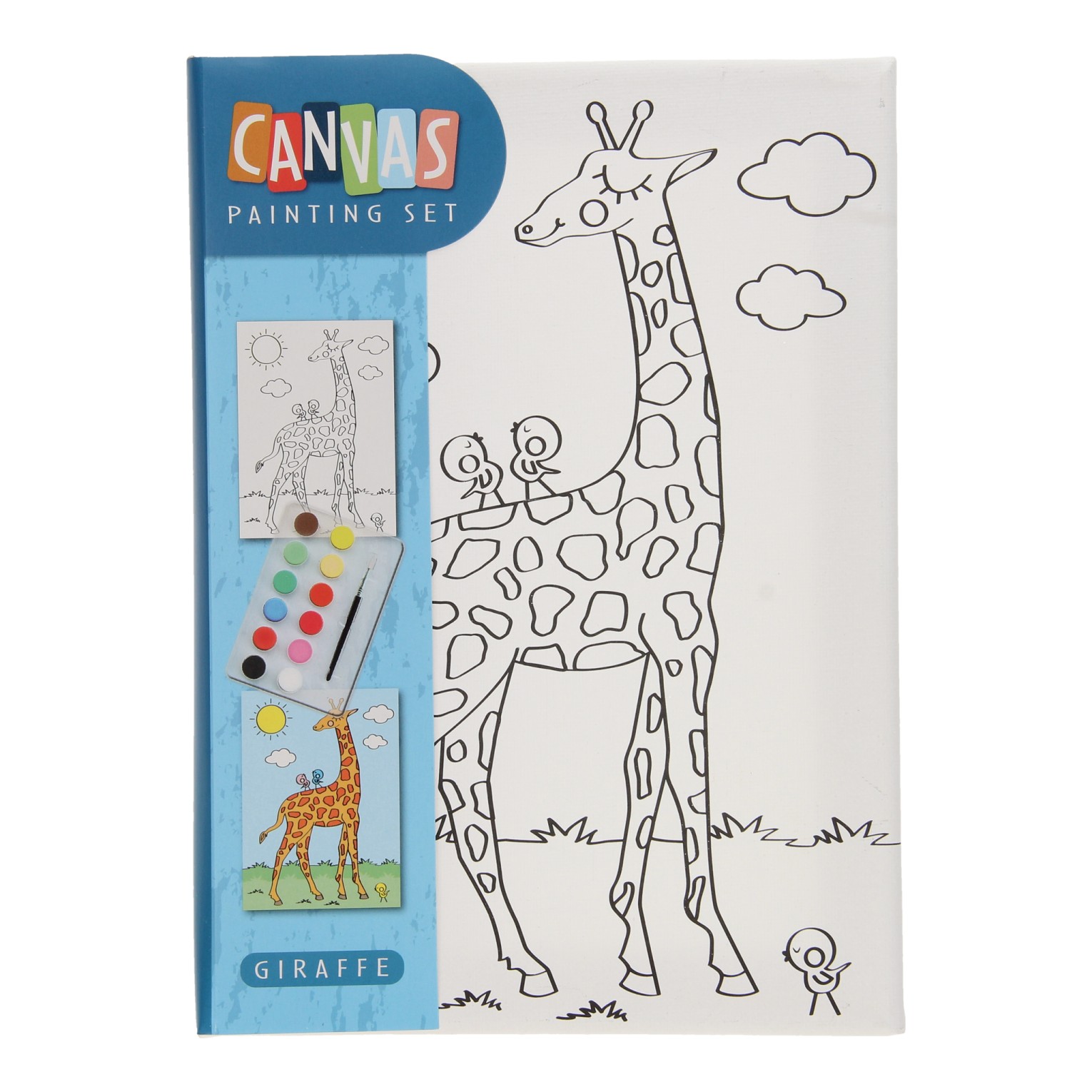 Set de peinture sur toile - Girafe