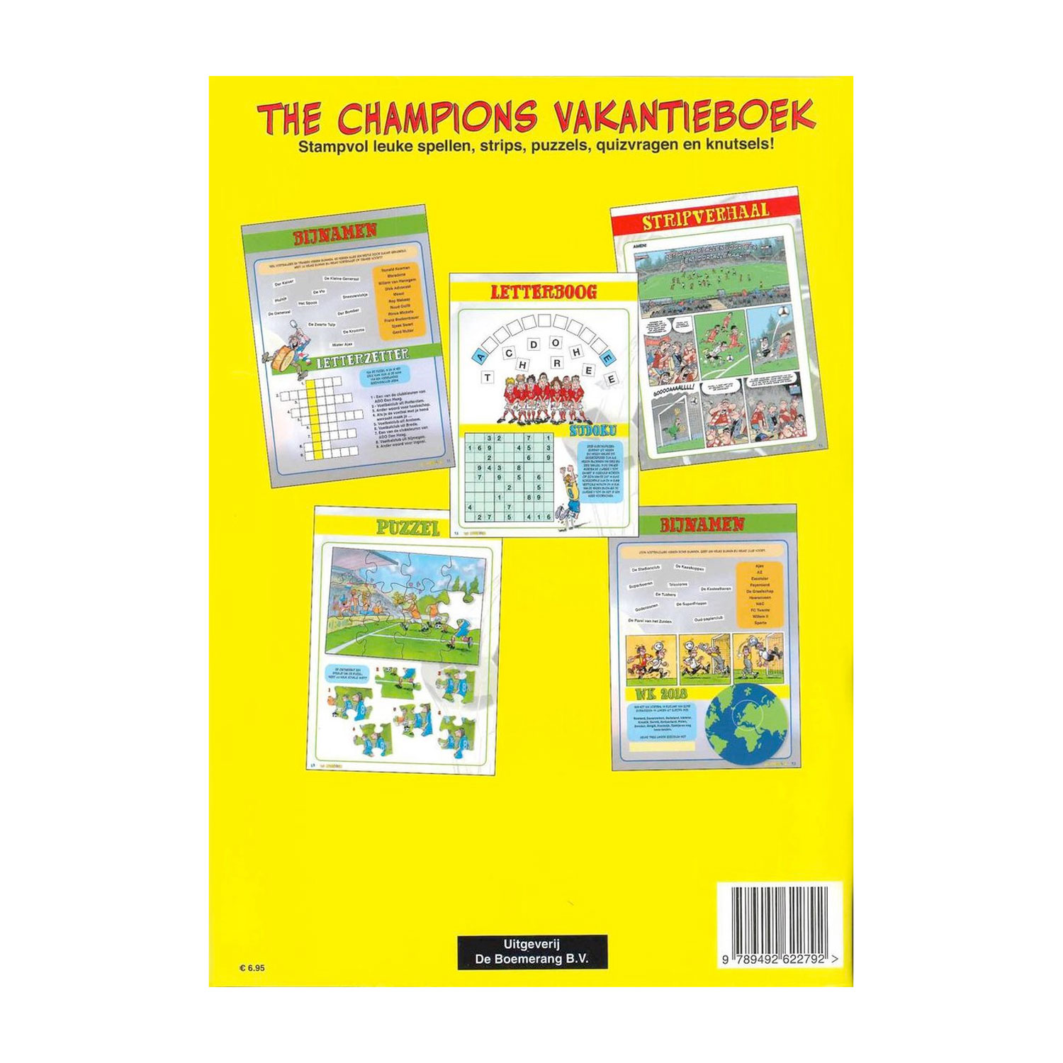 The Champions Vakantieboek met Stickers