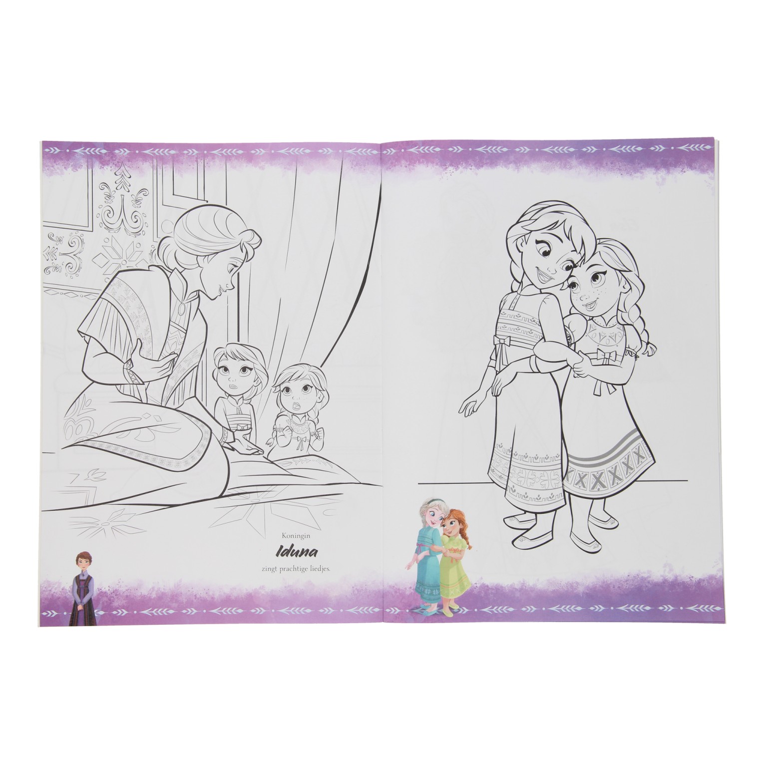 Livre de coloriage Disney La Reine des Neiges II avec autocollants