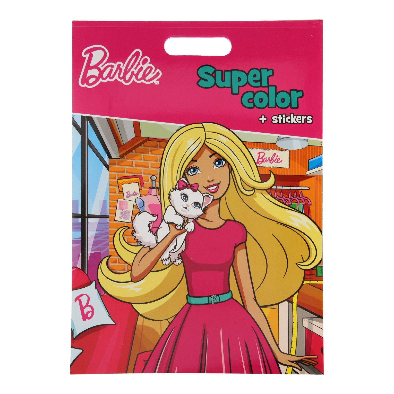 Barbie Super Color Kleurboek met Stickers