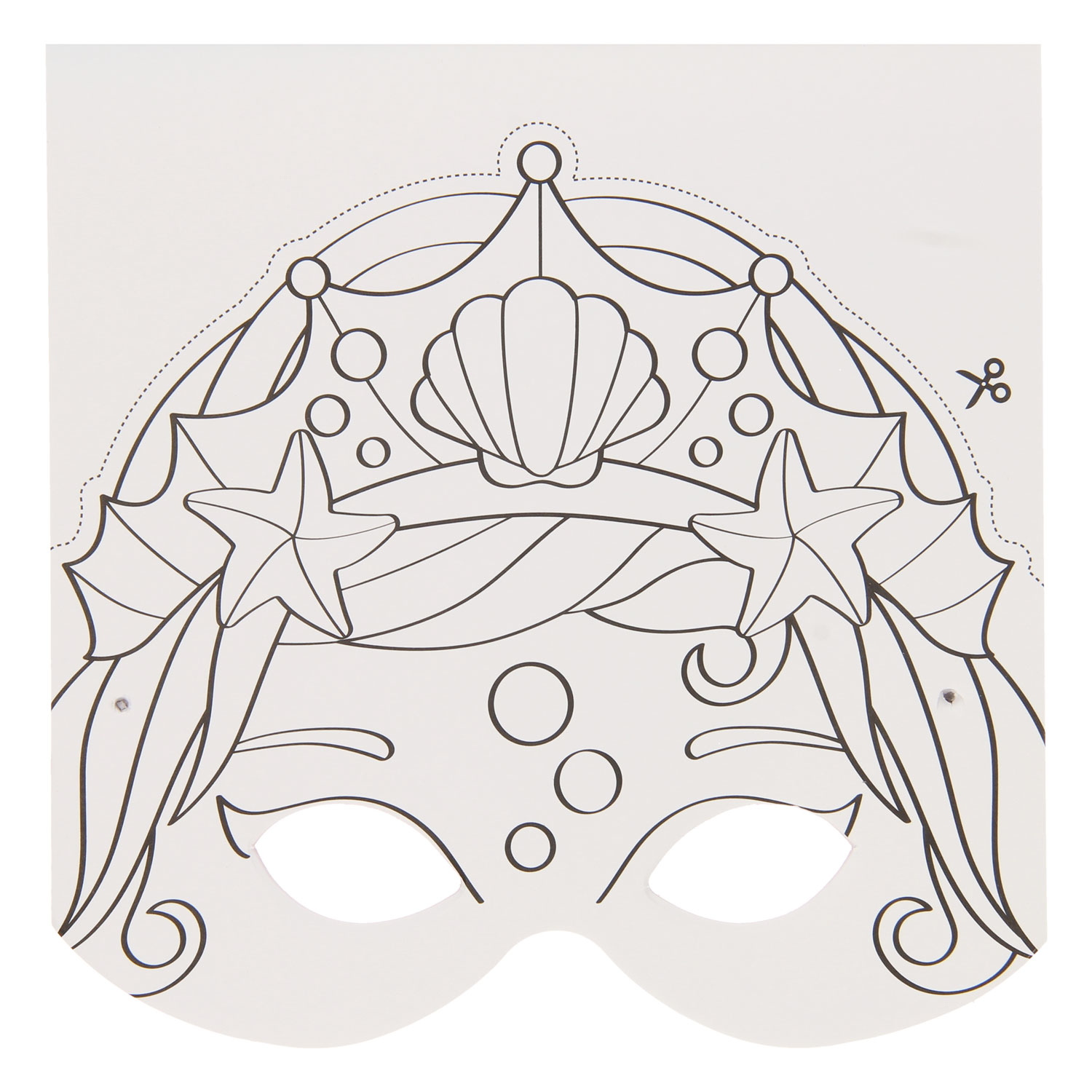 Bastelbuch zur Maskenherstellung – Einhorn und Prinzessin