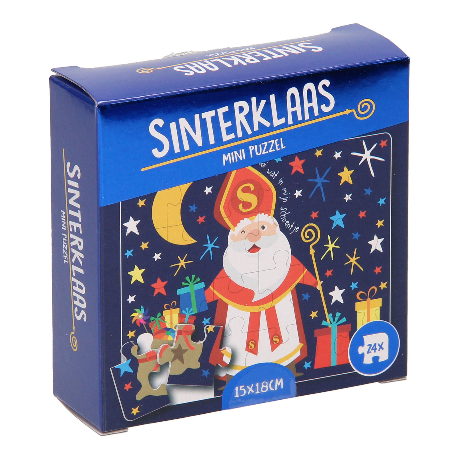 Minipuzzle Sinterklaas, 24 Teile.