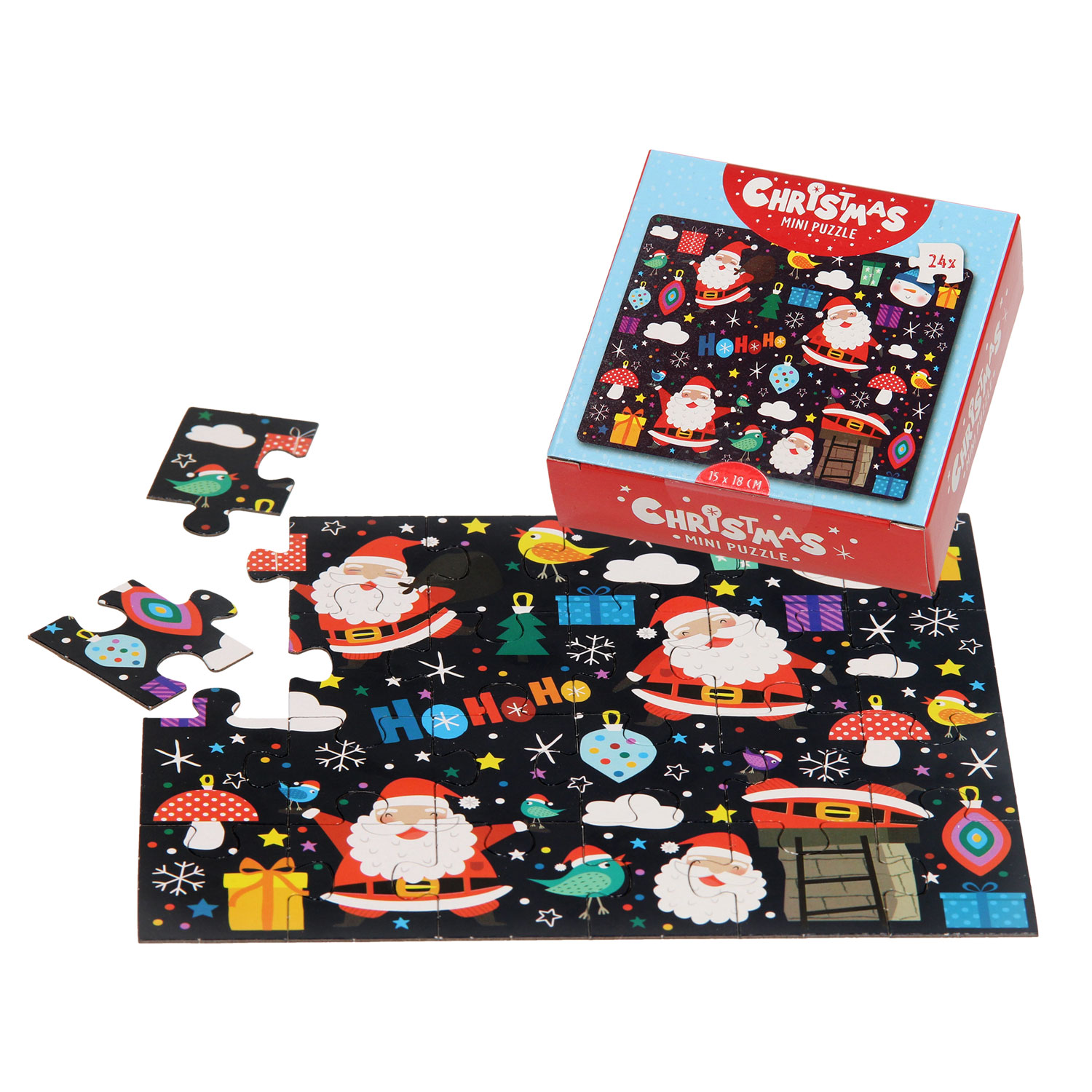 Vereniging invoegen Saga Mini Puzzel Kerst, 24st. online kopen? | Lobbes Speelgoed