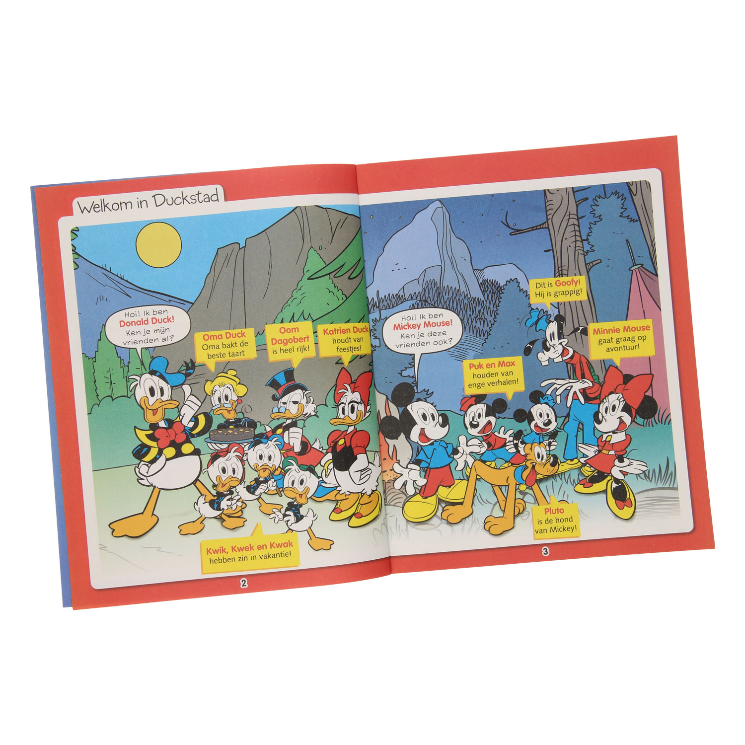 Livre de vacances Donald Duck Junior avec autocollants