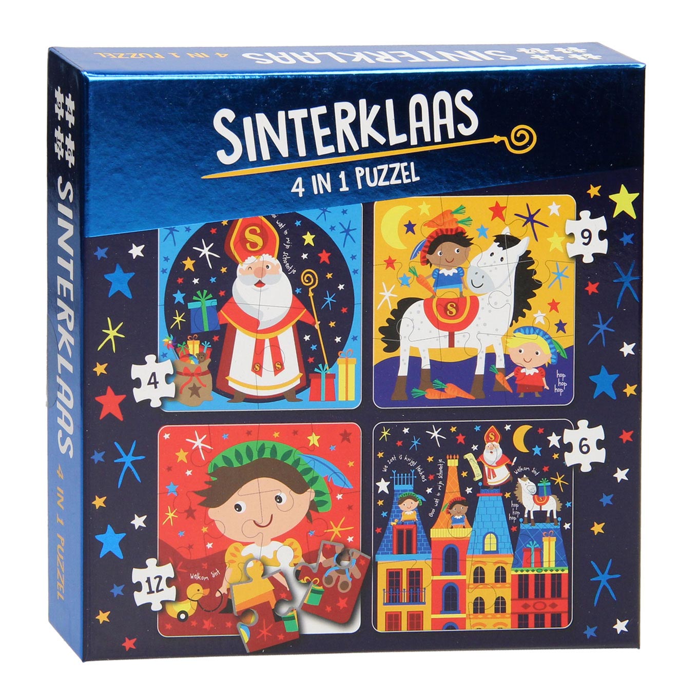Bedienen Gedachte US dollar 4in1 Puzzel Sinterklaas online kopen | Lobbes Speelgoed