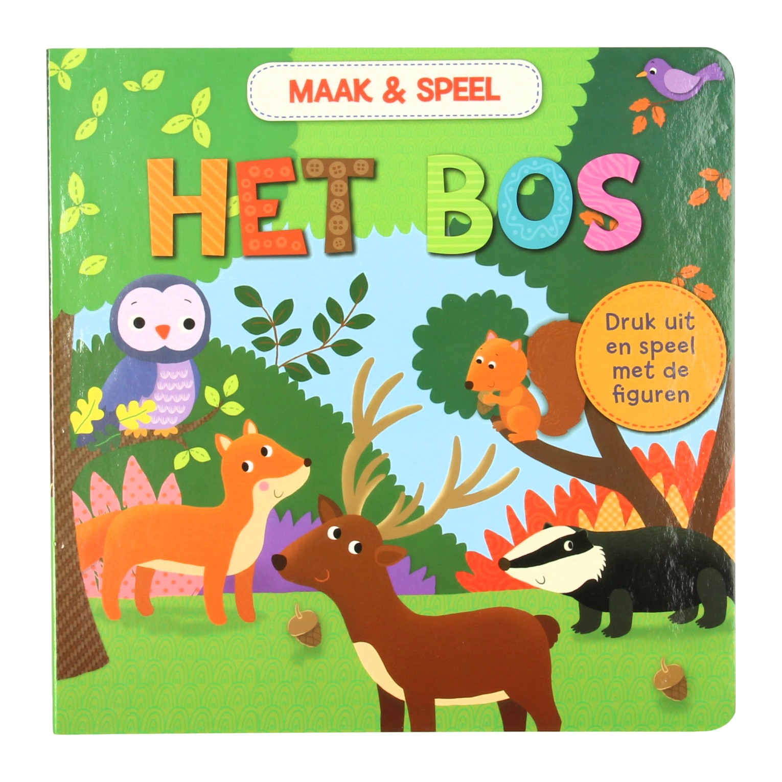 Wins Holland Maak & Speel Boek Het Bos