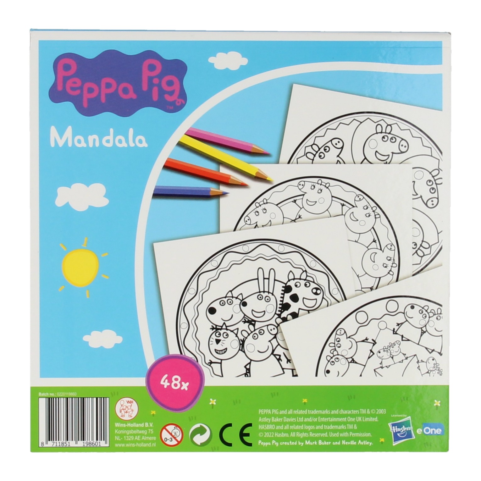Livre de coloriage Peppa Pig Mandala