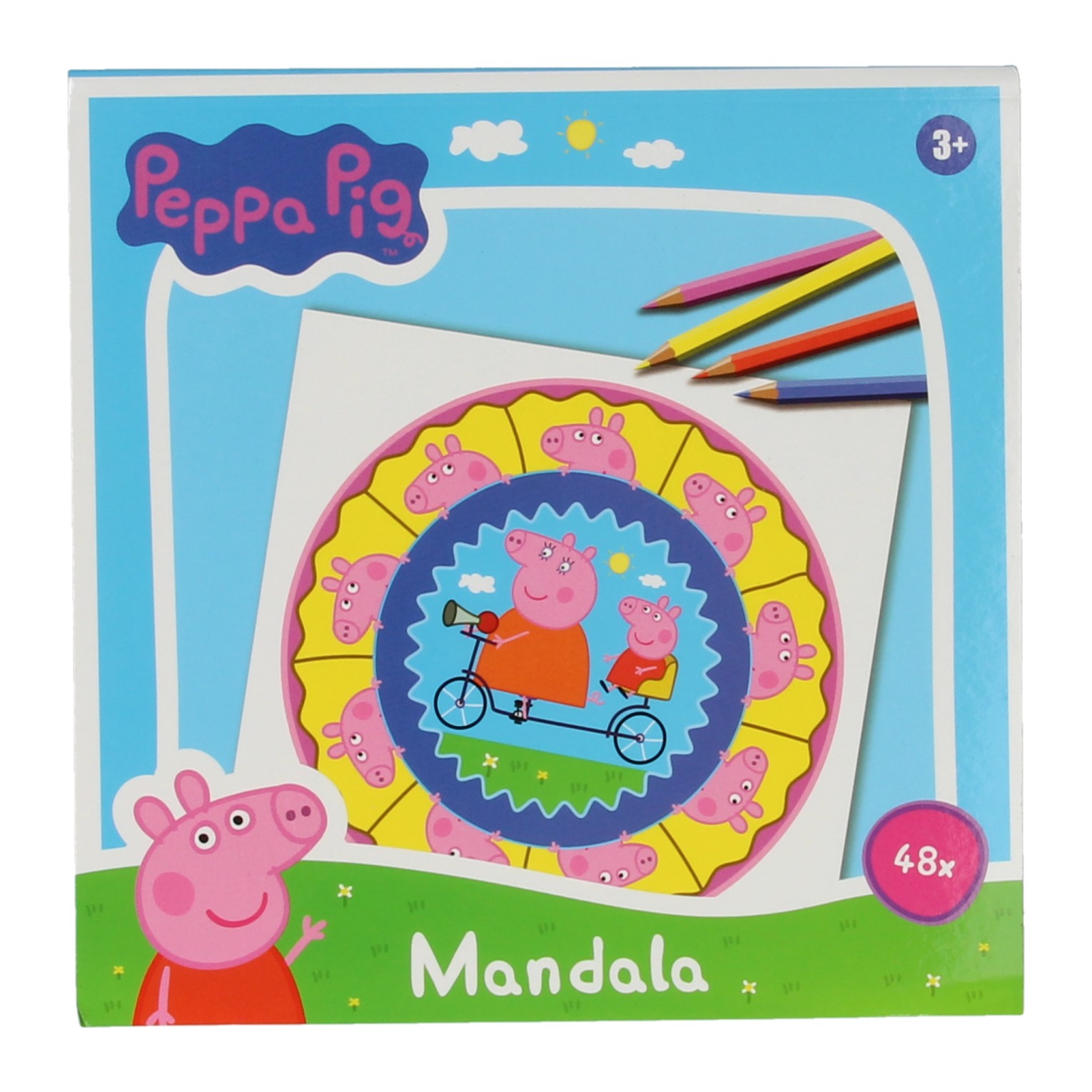 Livre de coloriage Peppa Pig Mandala