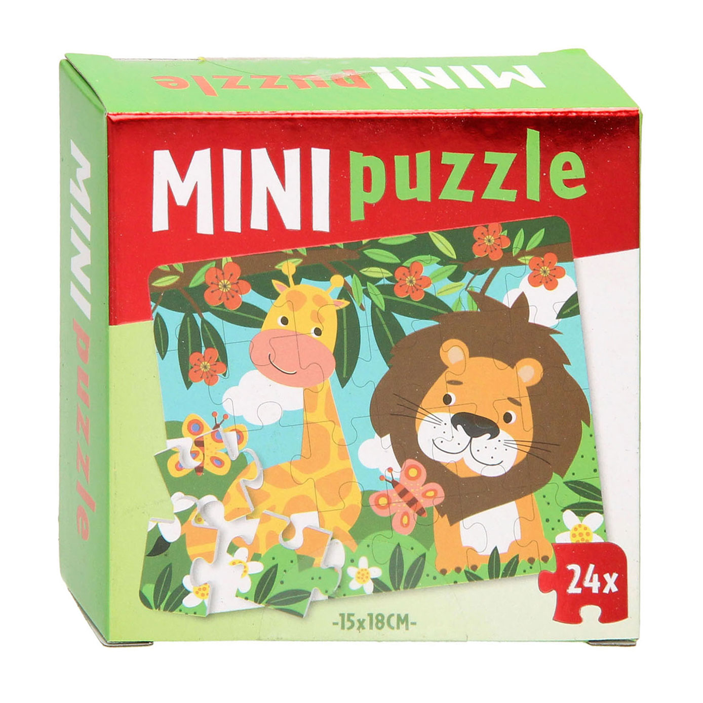 Mini-Puzzle Verschiedene, 24 Teile.