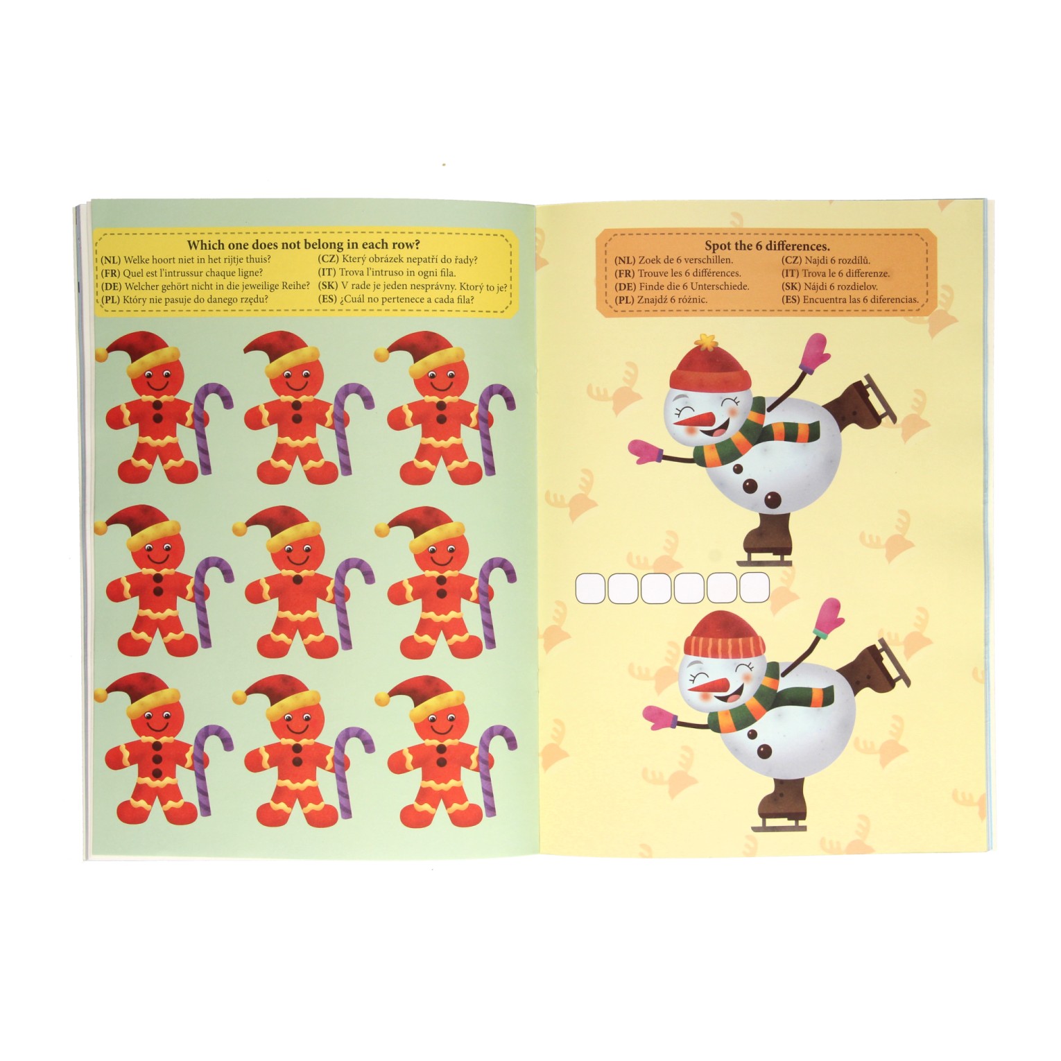 Kleur- en Activiteitenboek A4 Kerst