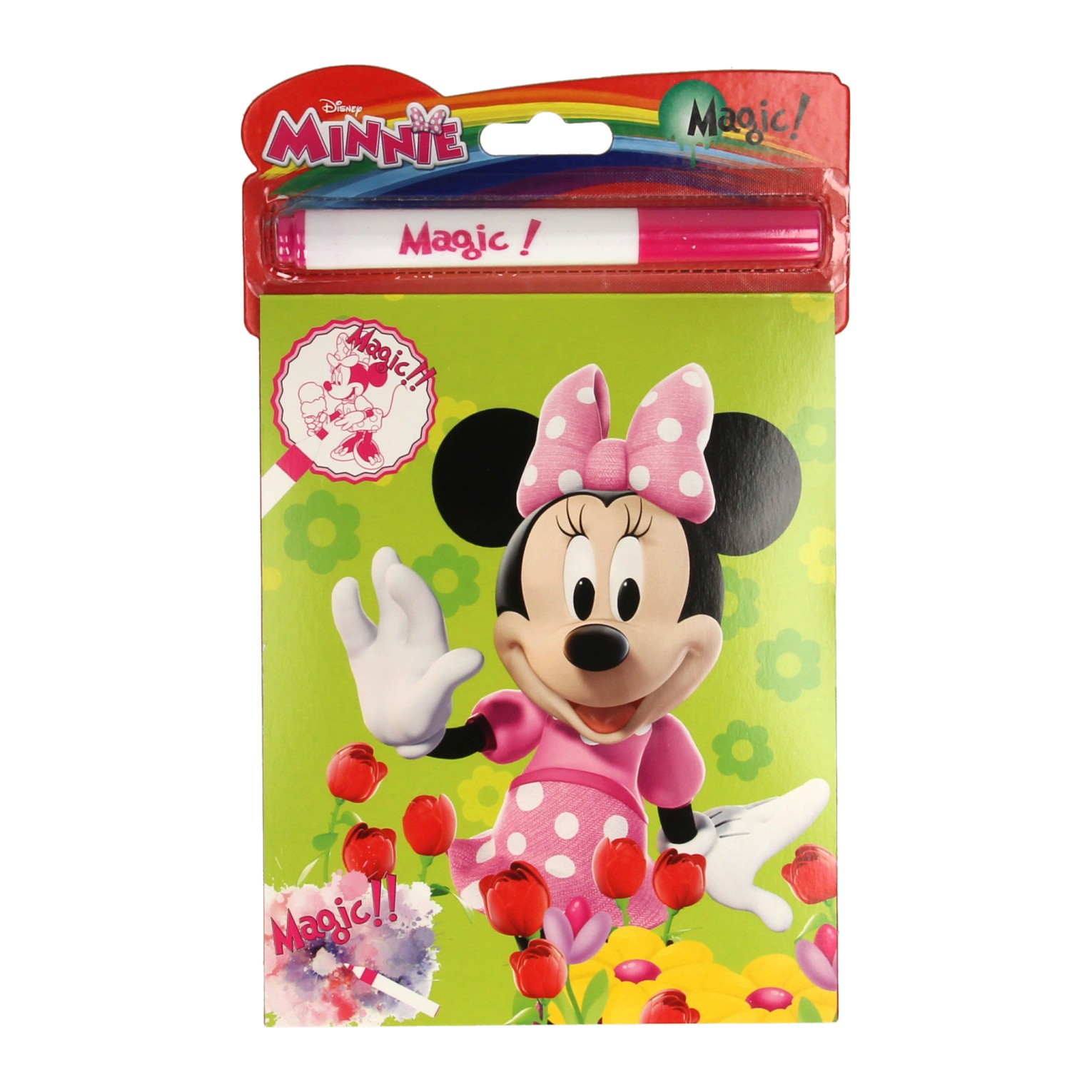 Livre de coloriage à l'encre magique de Walt Disney Minnie Mouse