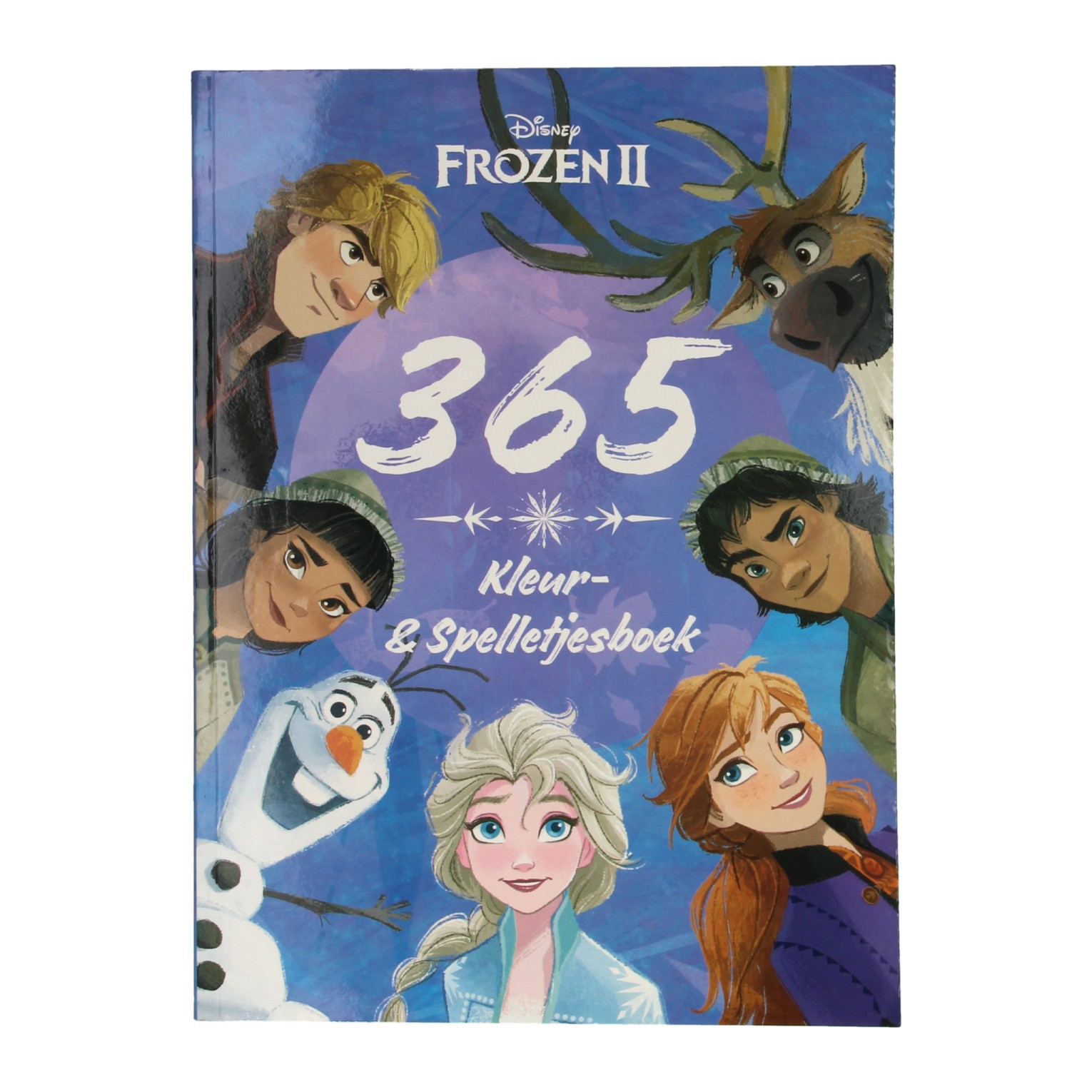 Disney Frozen Kleur en Spelletjesboek - 365 activiteiten - Voor vakantie - A4 formaat
