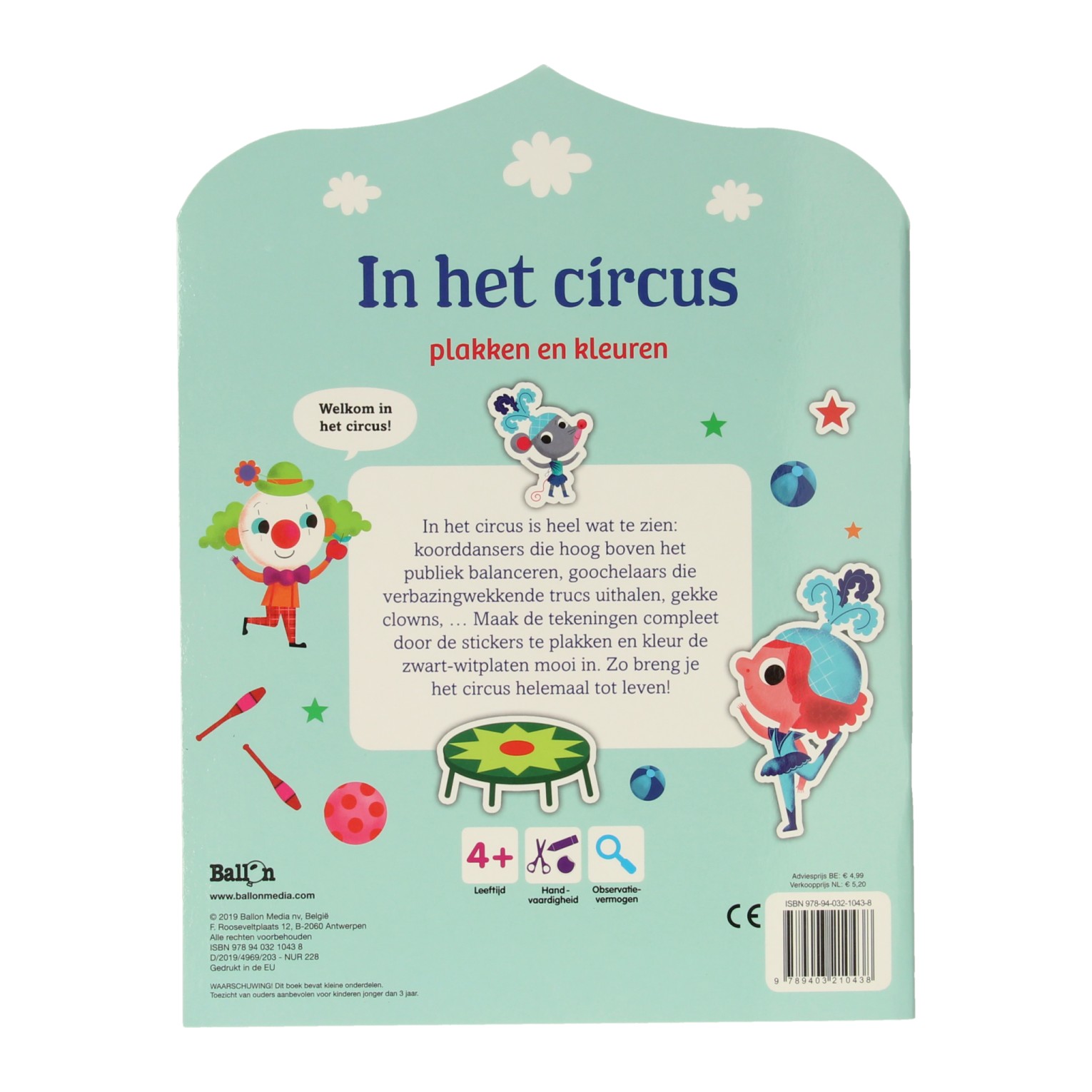 Plakken- en Kleuren In het Circus