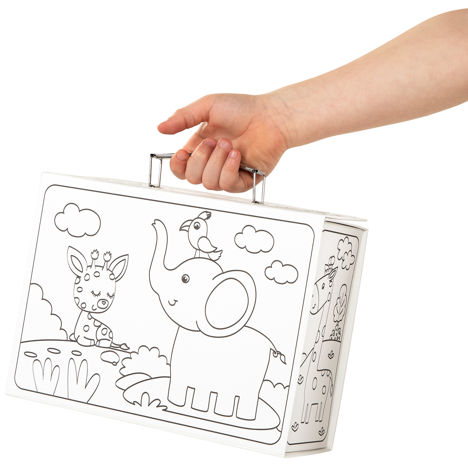 Kleur je eigen Koffertje met Dieren