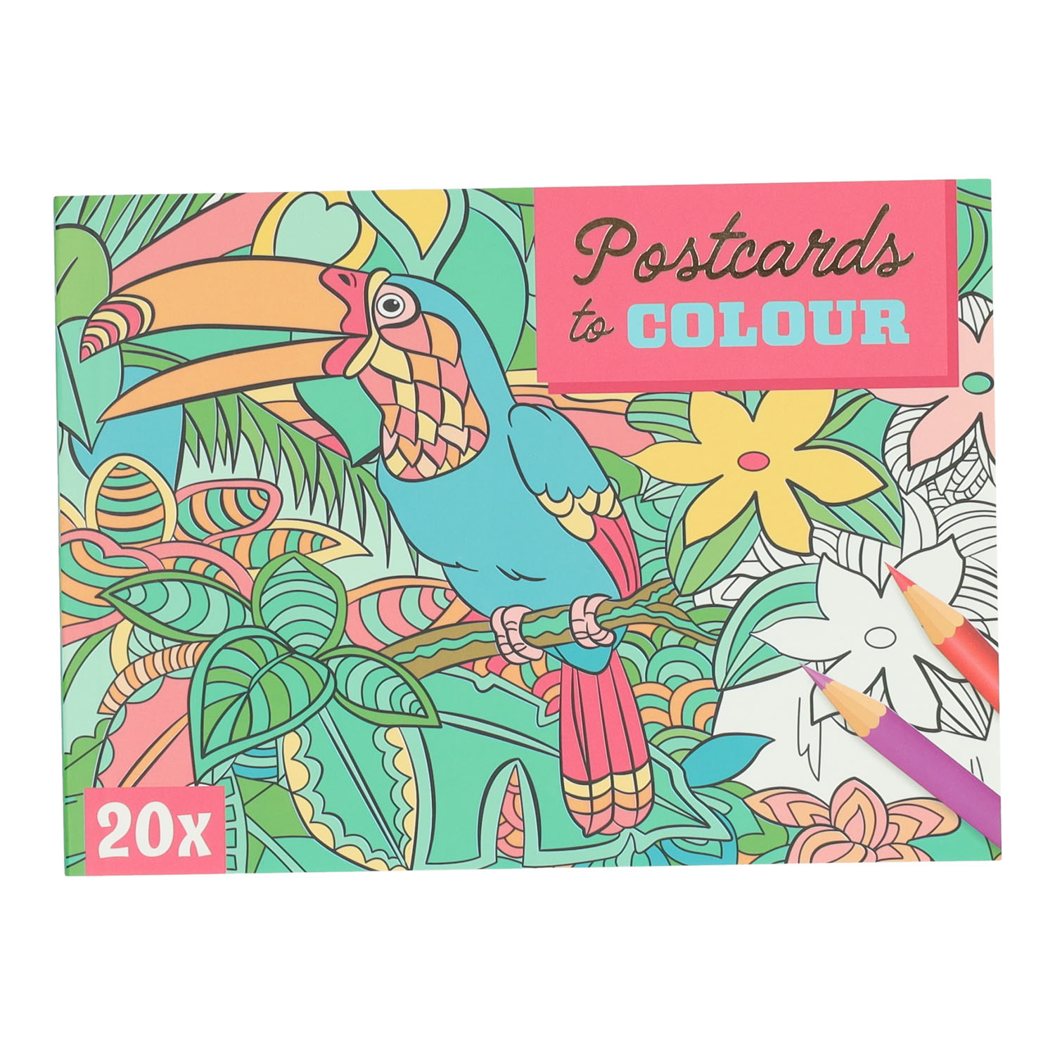 Cartes postales couleurs, 20 pcs