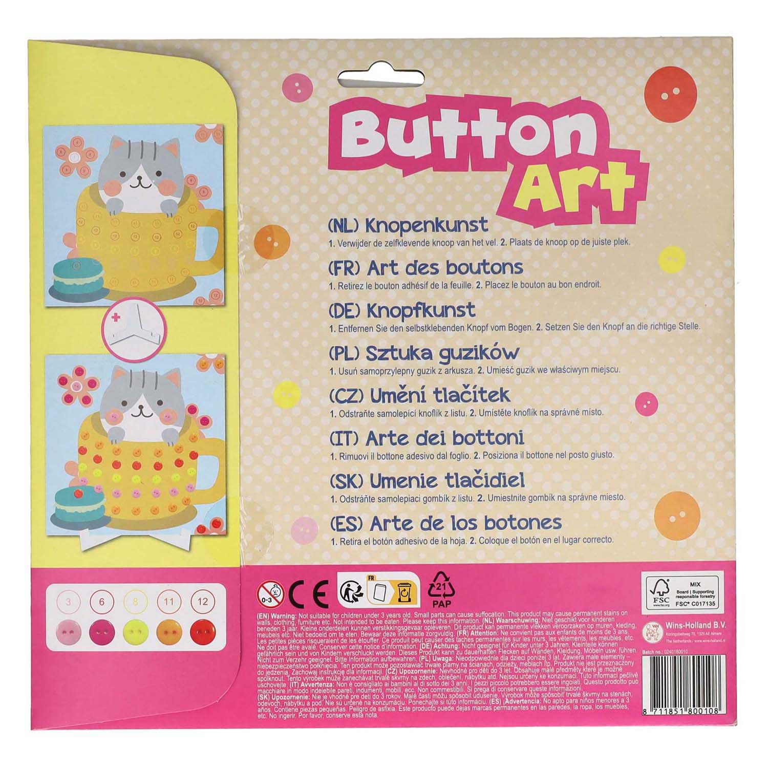 Peinture d'art de bouton Décorer
