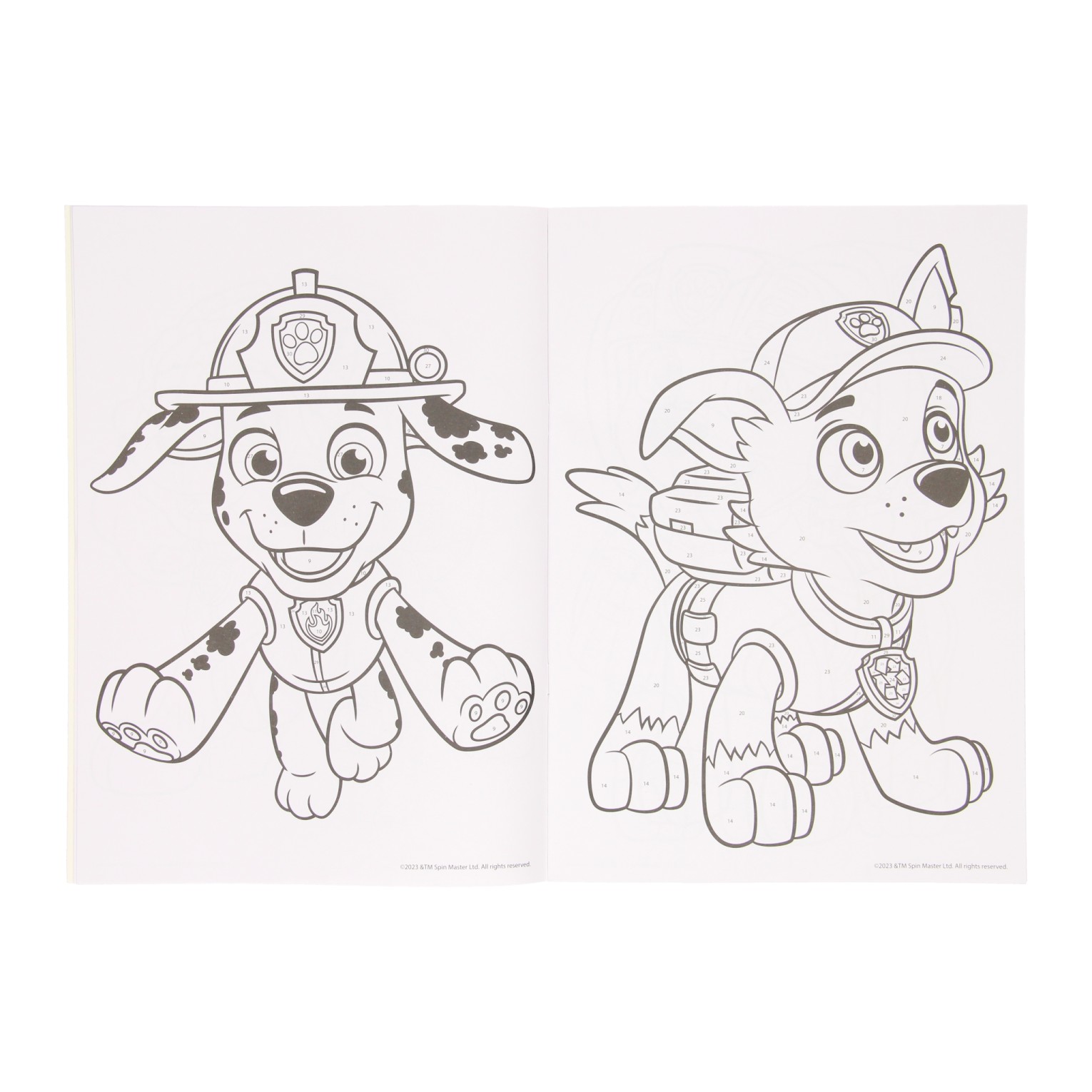 Malen nach Zahlen PAW Patrol