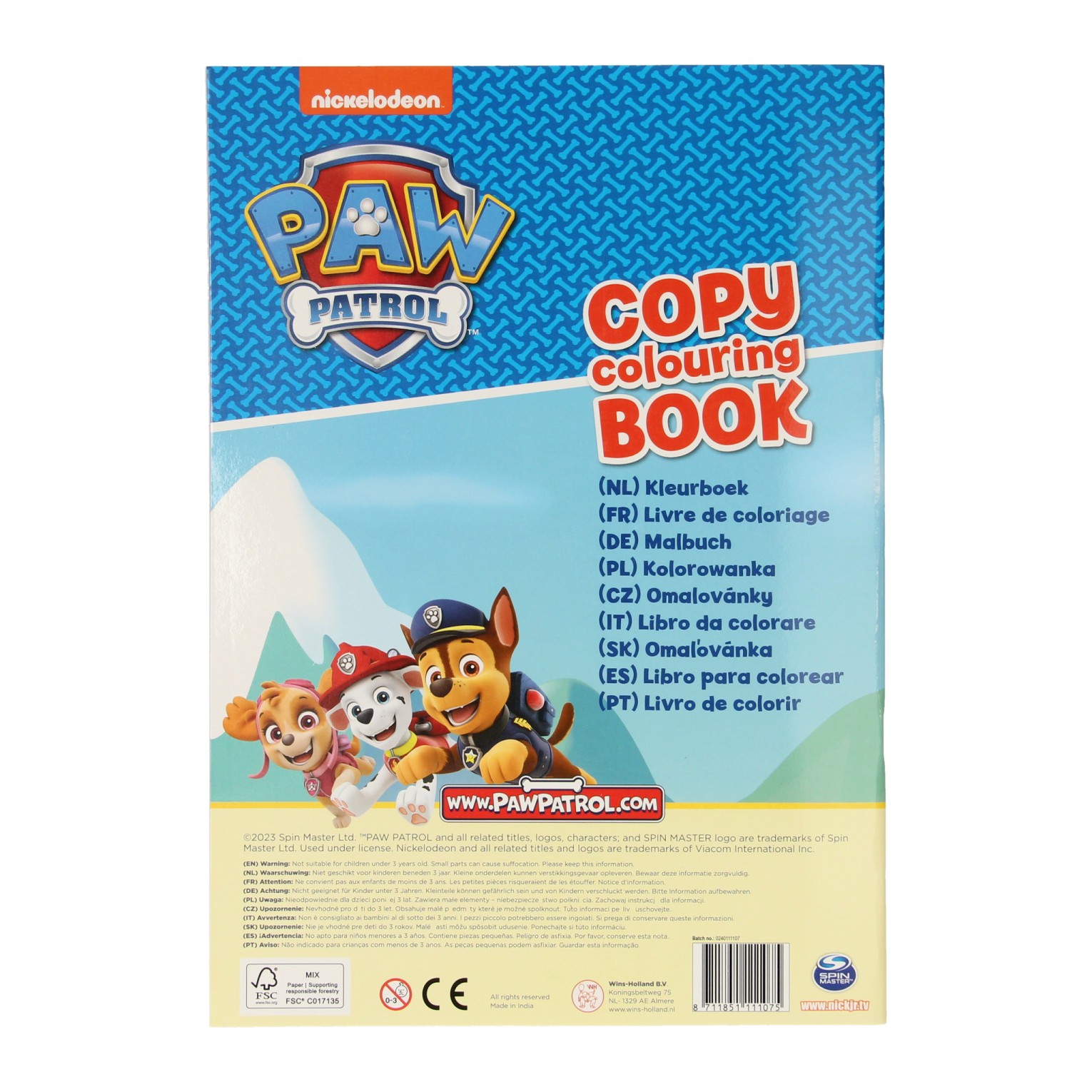 Kleurboek PAW Patrol met Kleurvoorbeelden