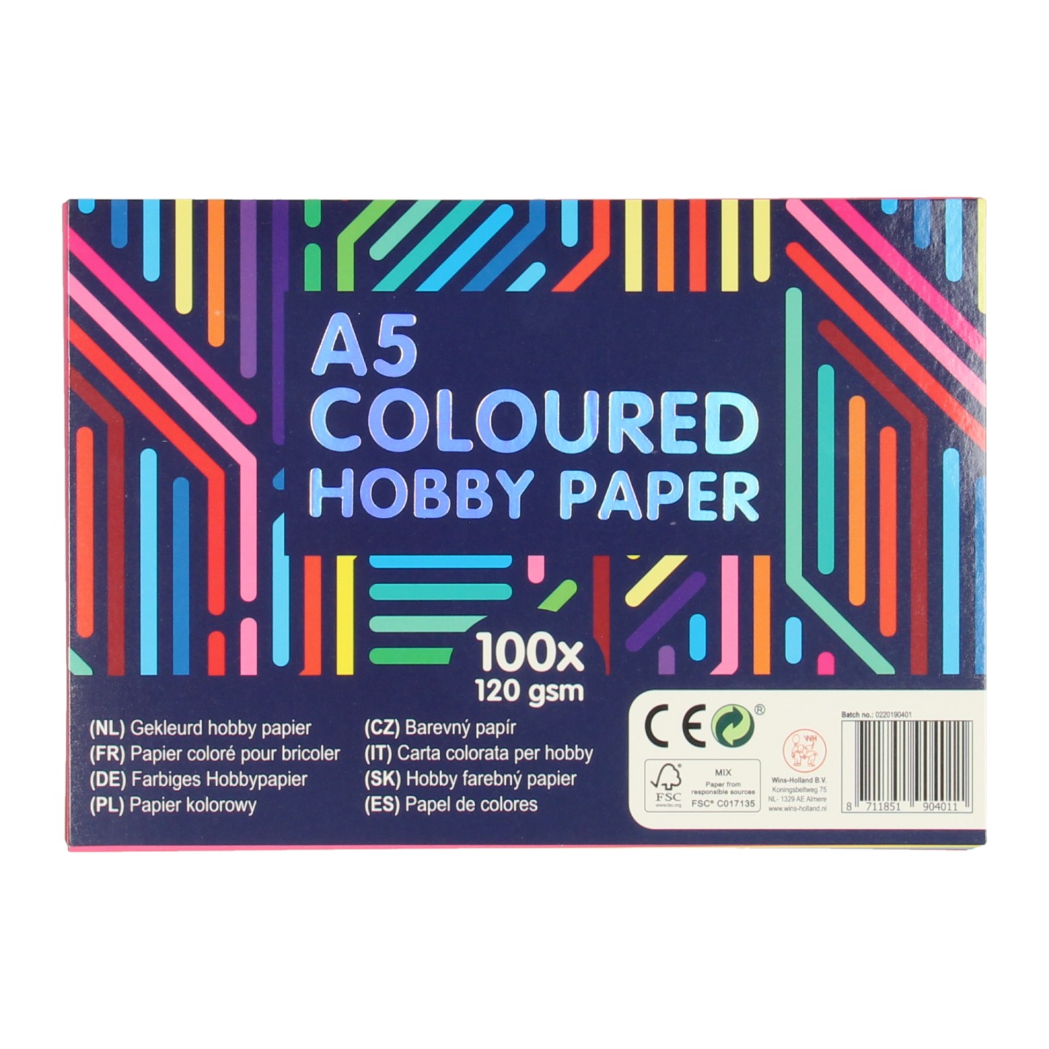 Gekleurd Hobbypapier A5