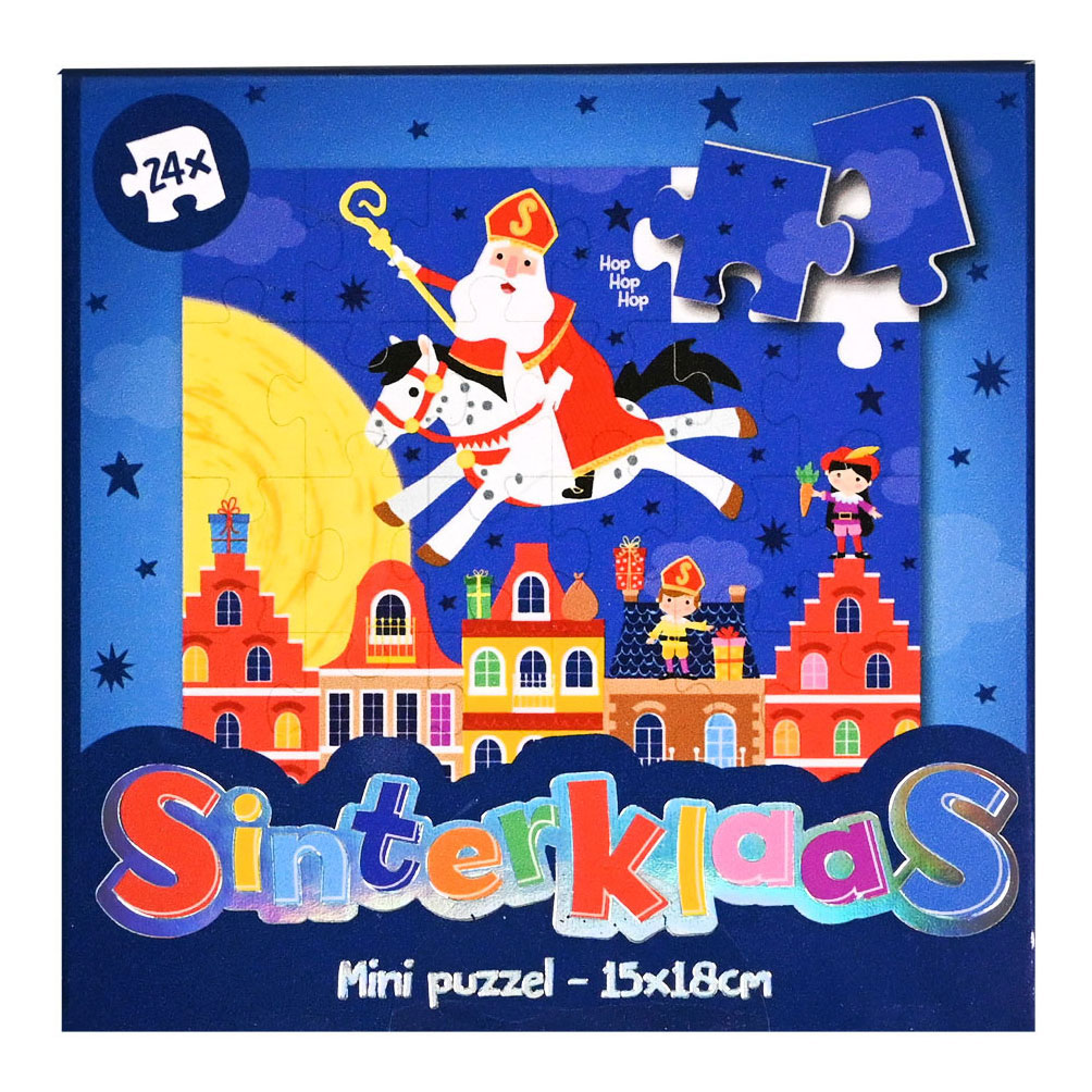 Minipuzzle Sinterklaas, 24 Teile.