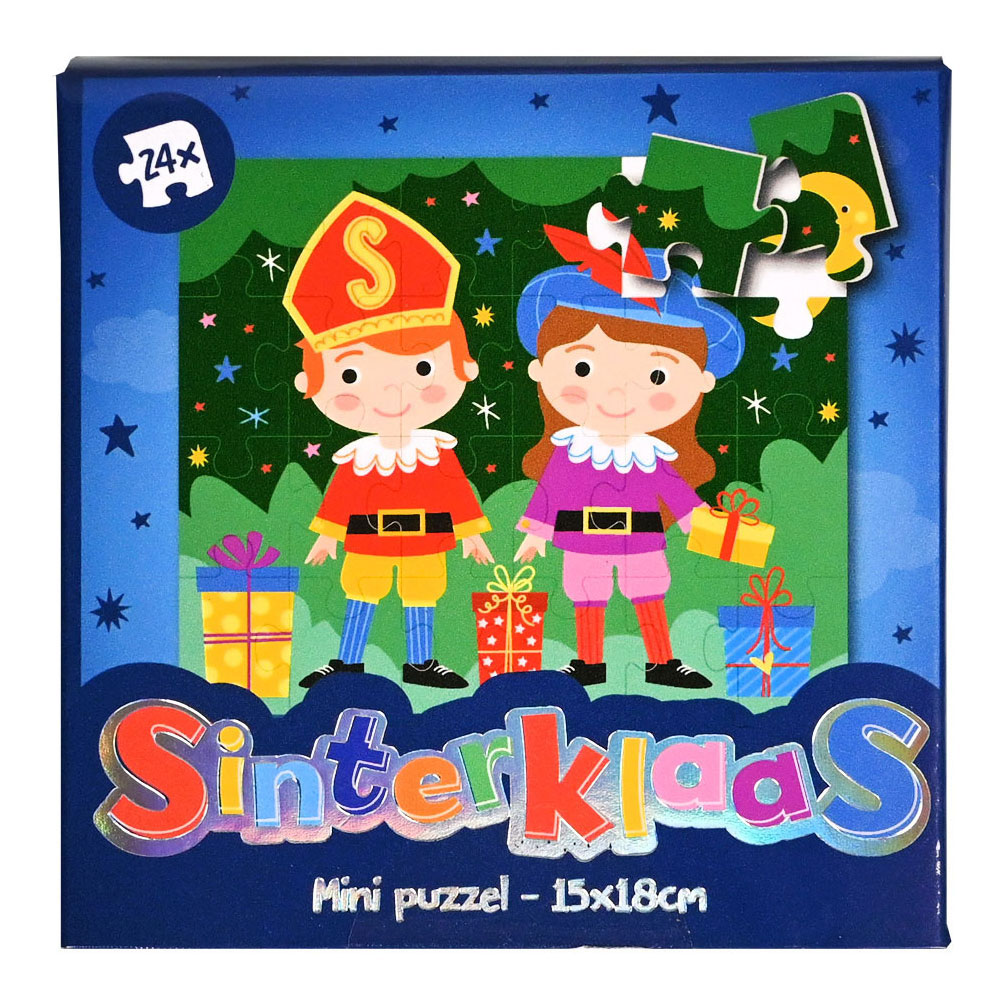 Mini Puzzel Sinterklaas, 24st.