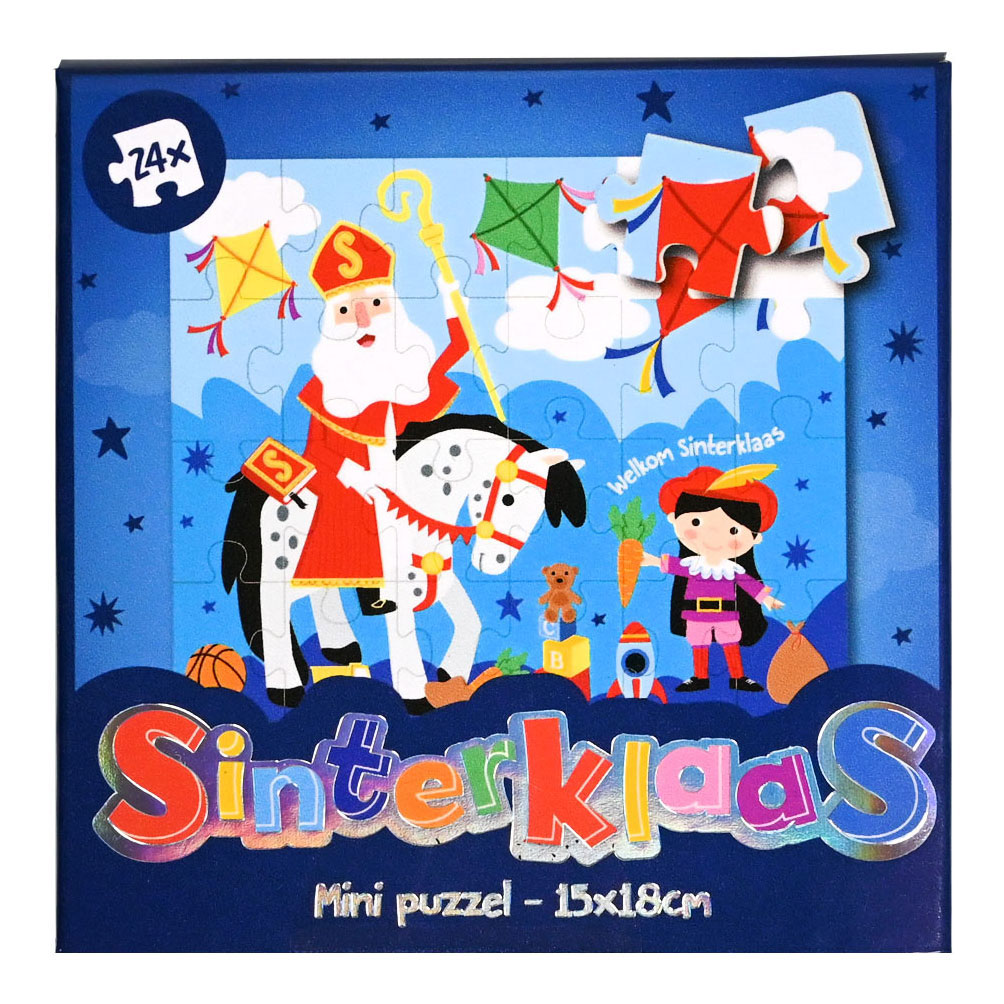 Mini Puzzel Sinterklaas, 24st.