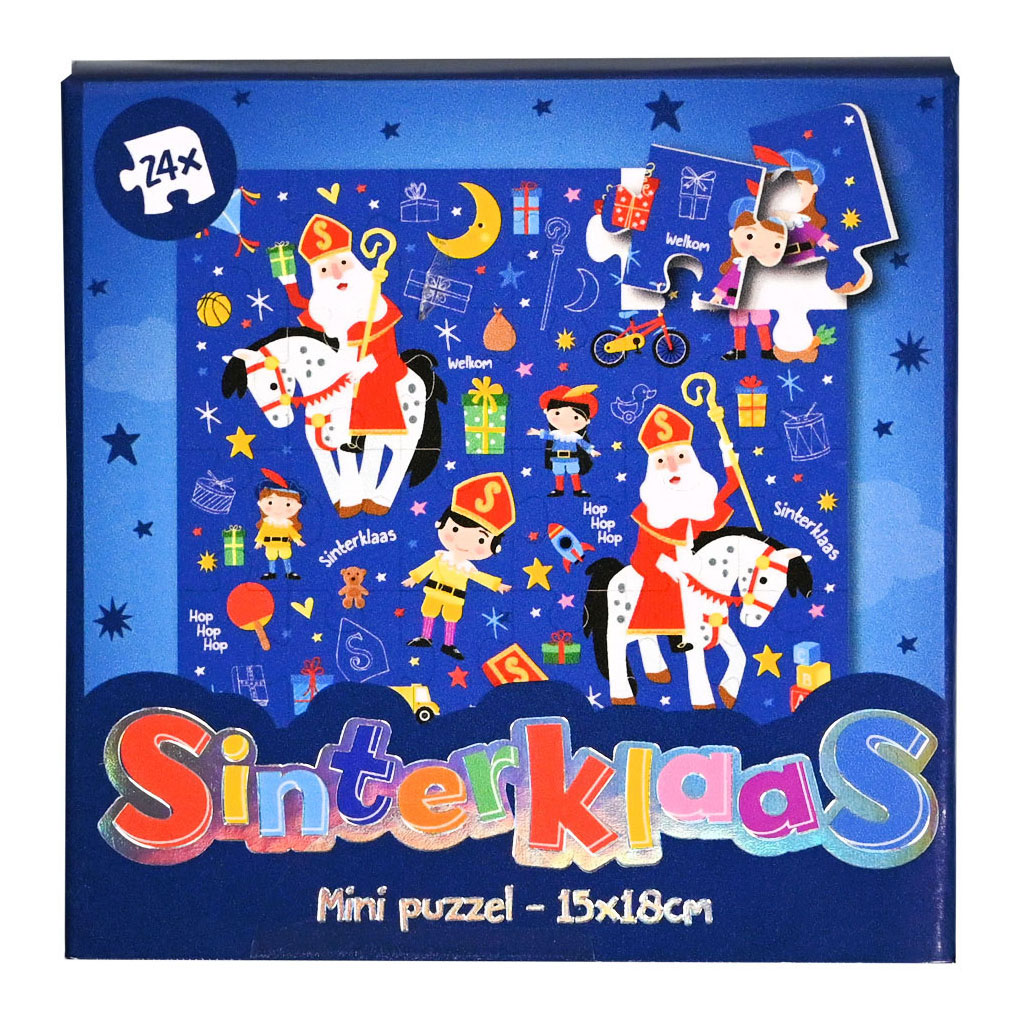 Mini Puzzel Sinterklaas, 24st.