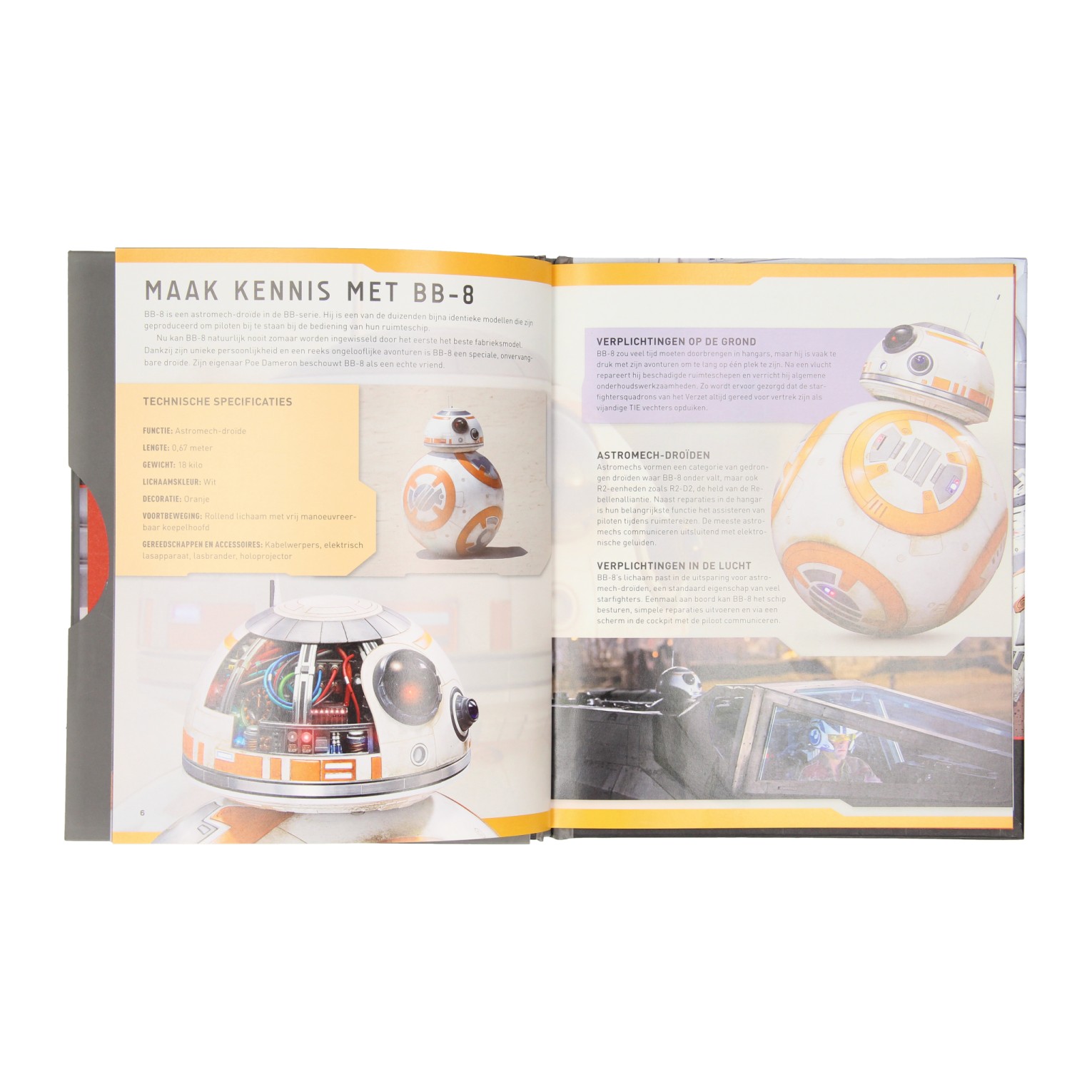 Star Wars BB-8 Deluxe Buch mit Holzkonstruktionsmodell