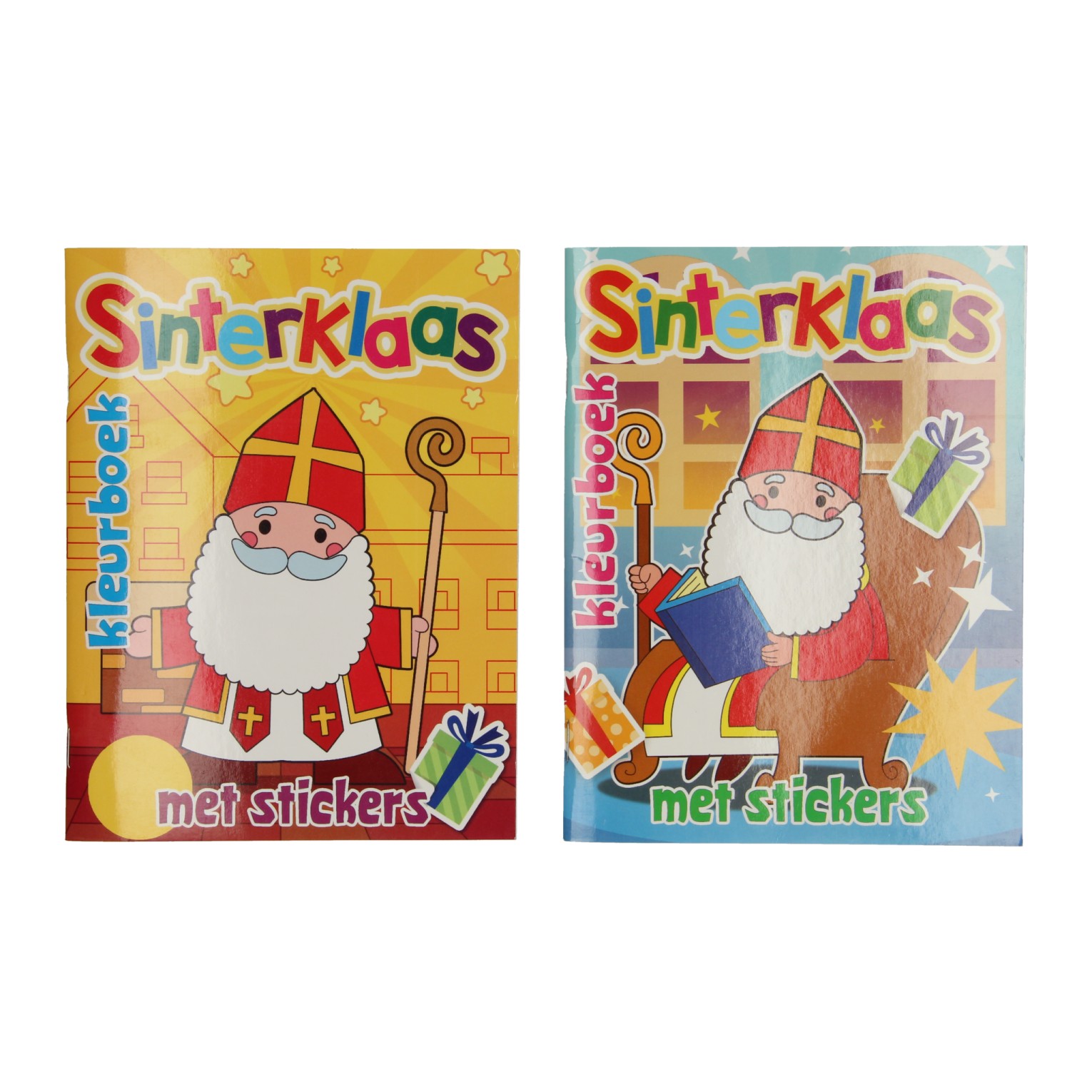 Livre de coloriage Sinterklaas avec autocollants