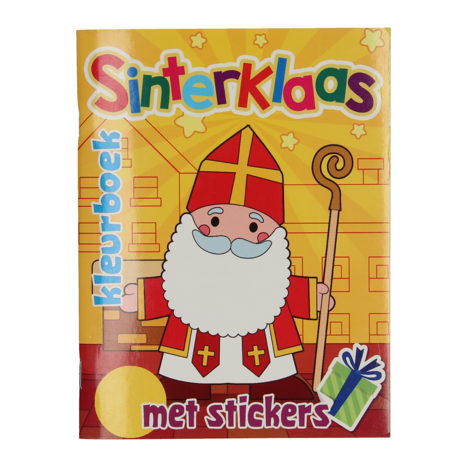 Sinterklaas-Malbuch mit Aufklebern